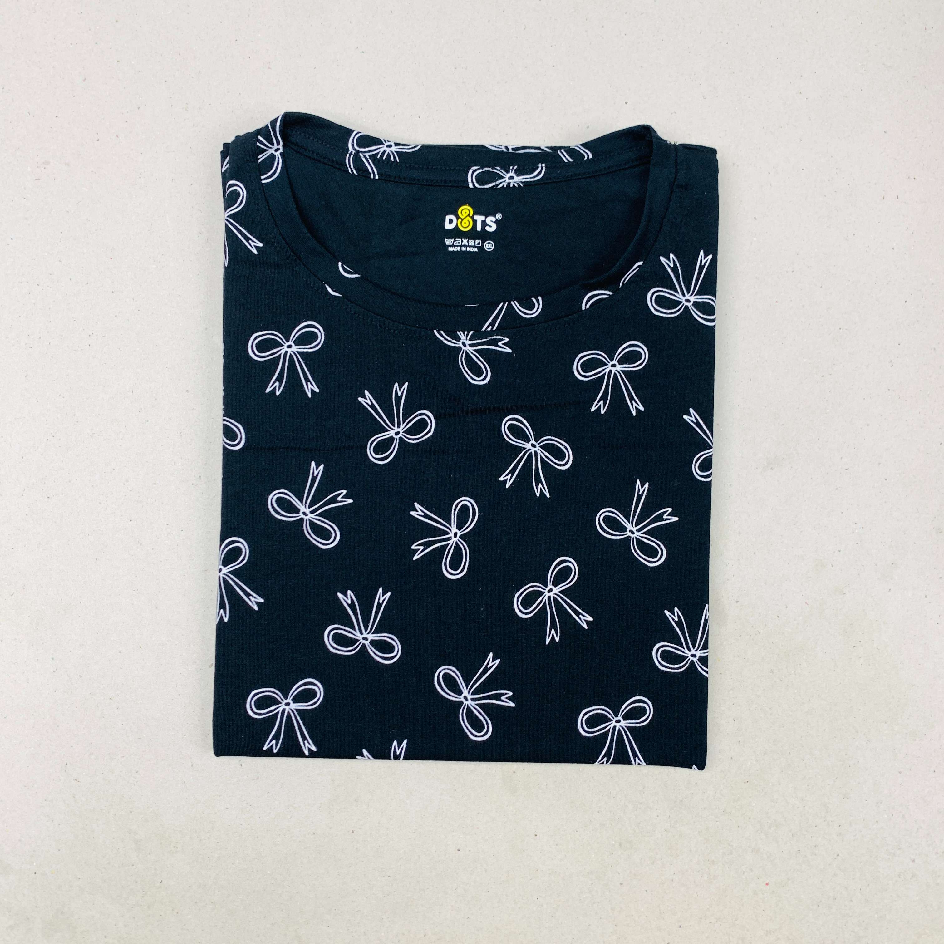 Dots Ladies Printed T-Shirt