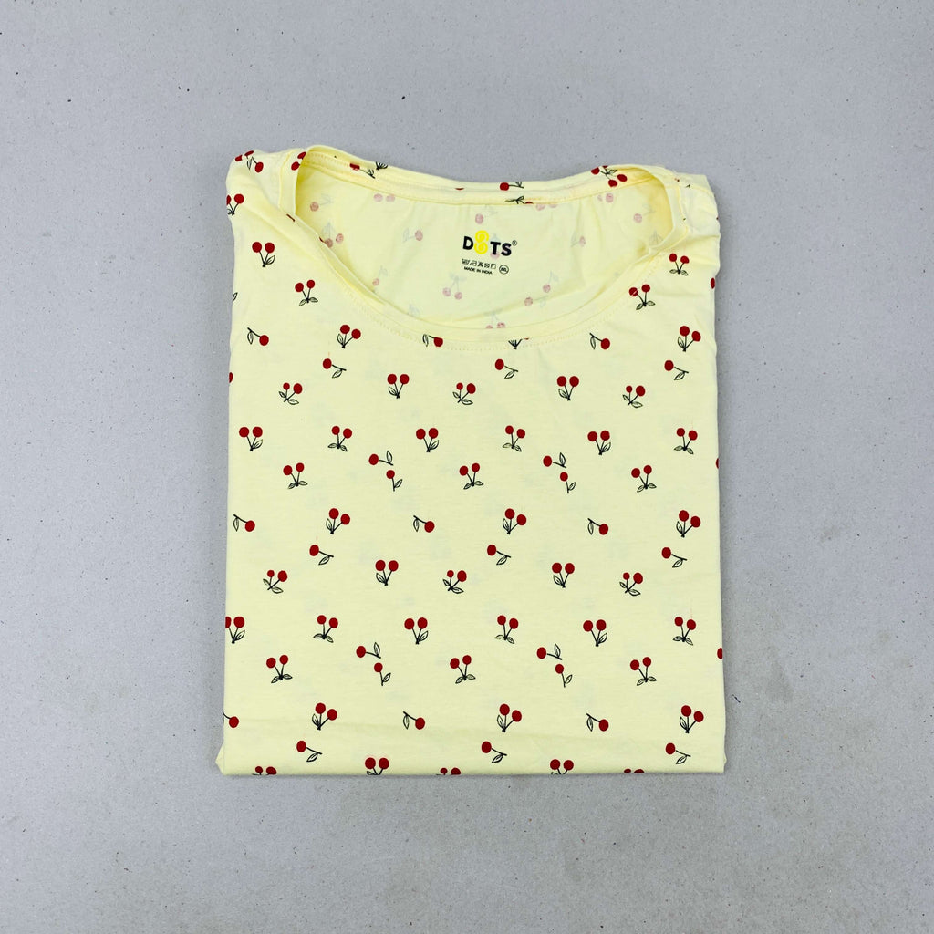 Dots Ladies Printed T-Shirt