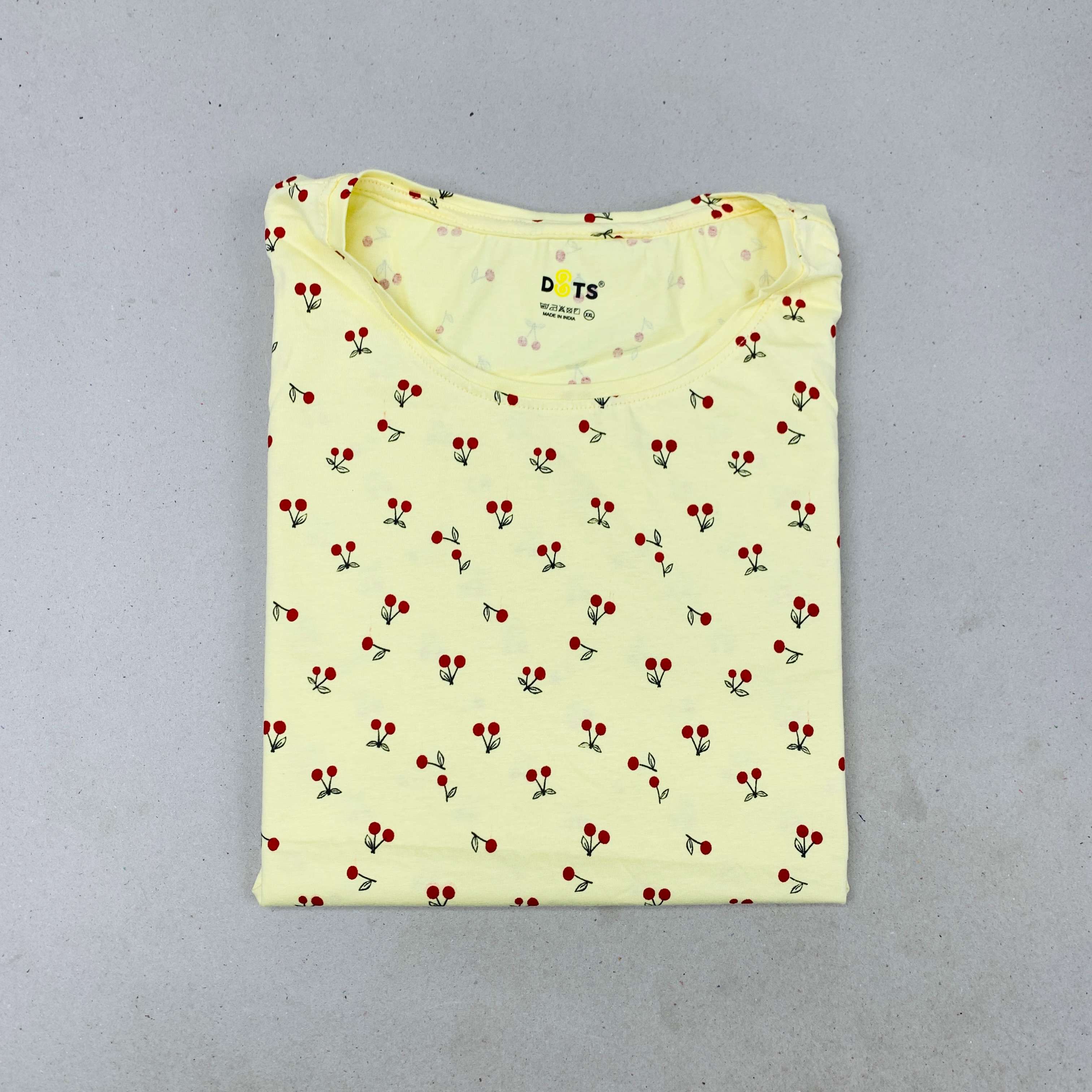 Dots Ladies Printed T-Shirt
