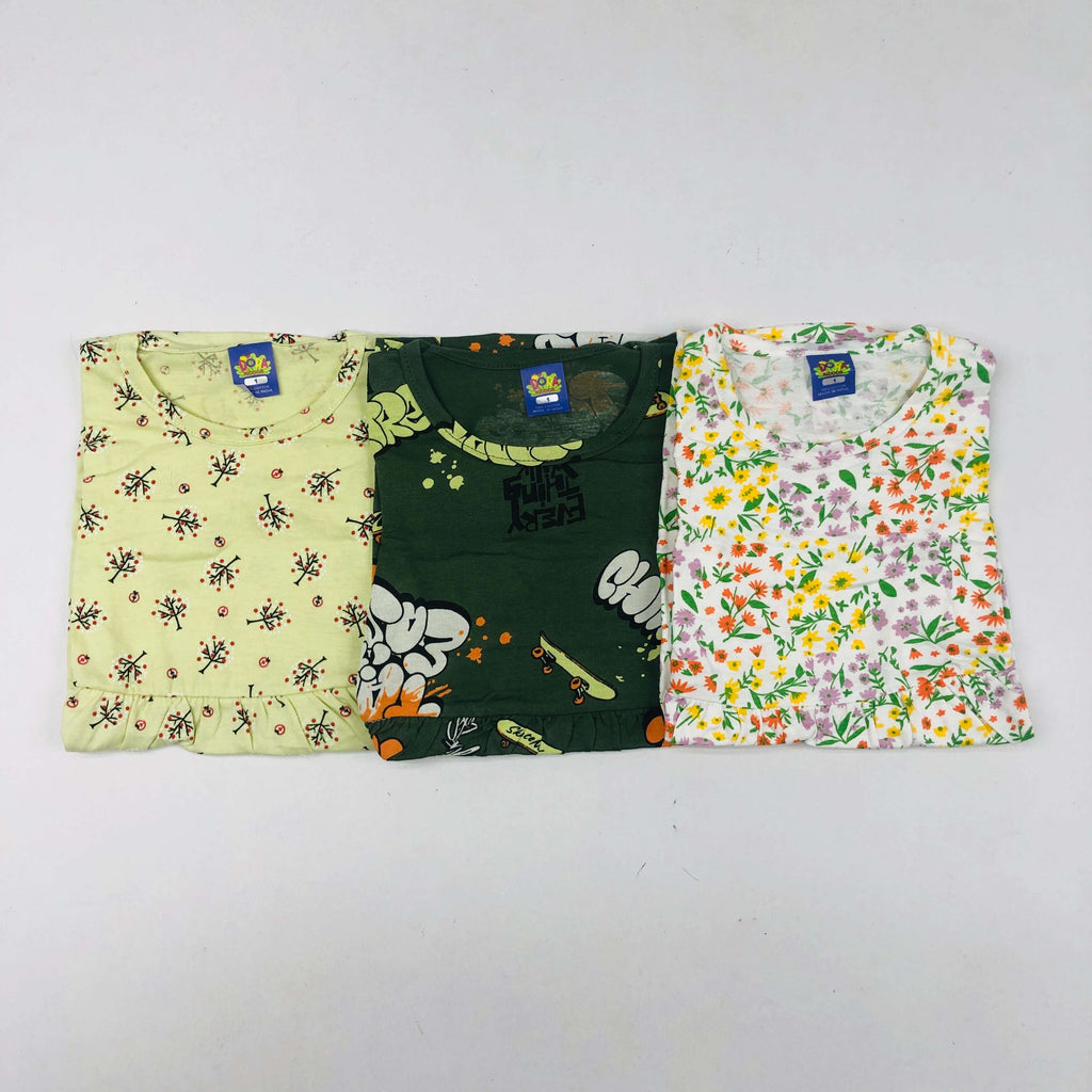 Dora Frock Combo Pack of 3