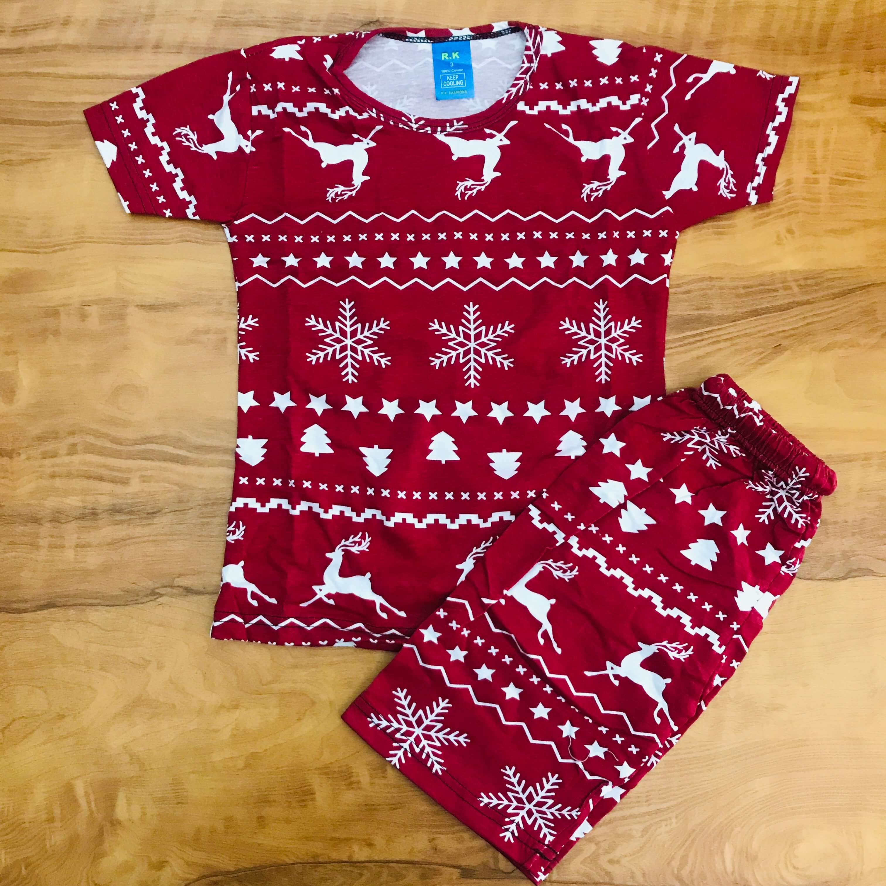 Kids Printed Shorts Set