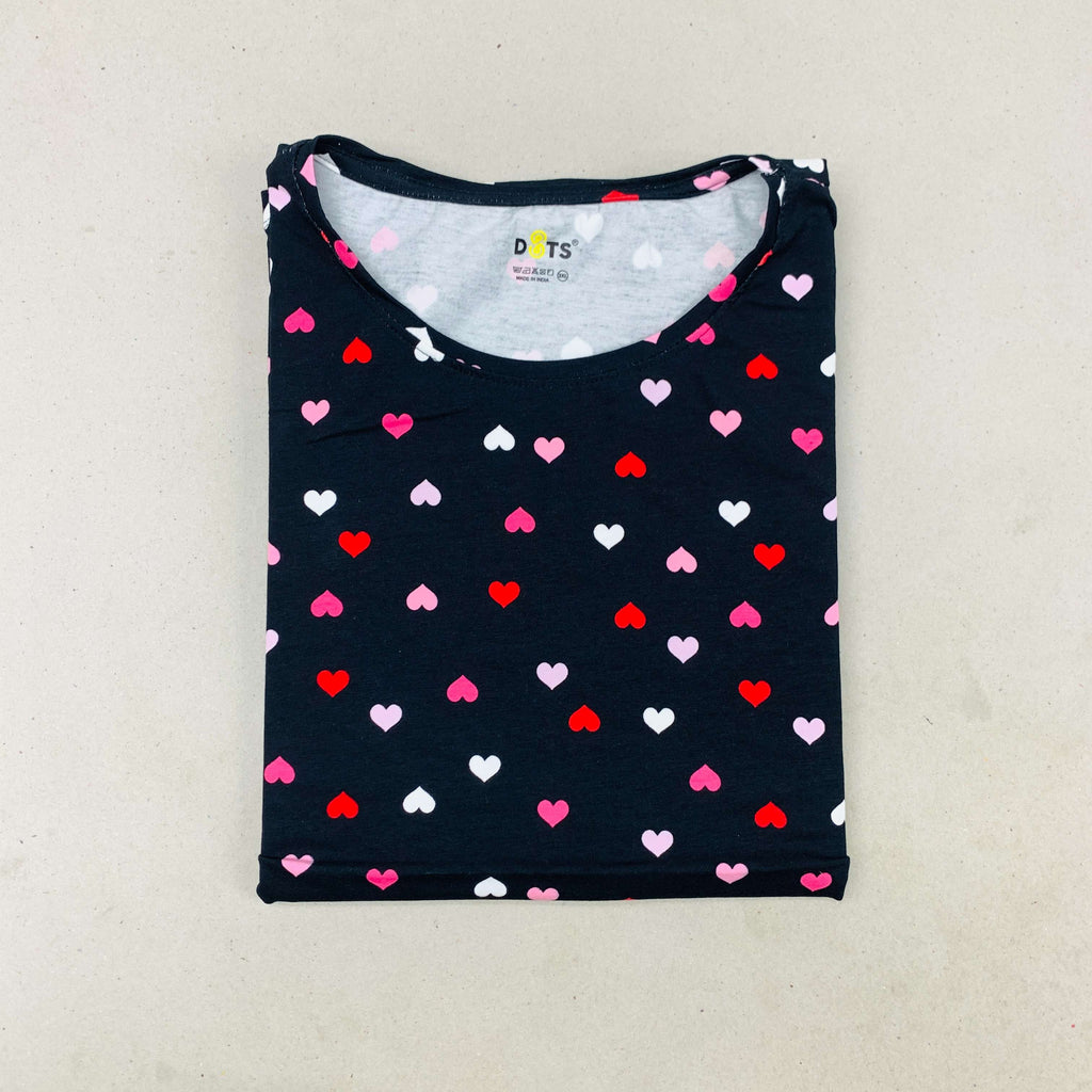 Dots Ladies Printed T-Shirt