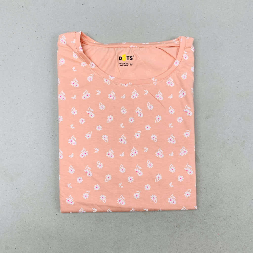 Dots Ladies Printed T-Shirt
