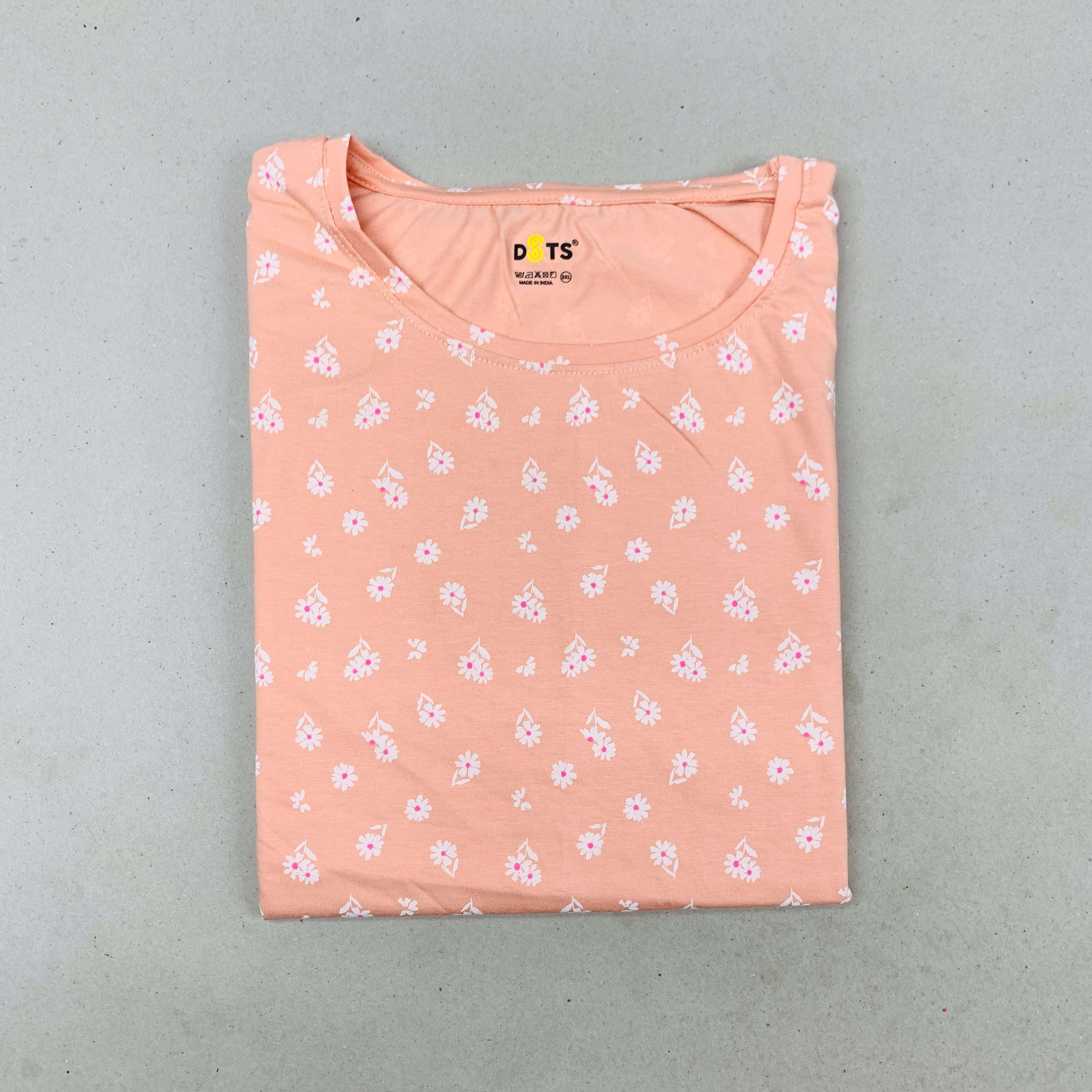 Dots Ladies Printed T-Shirt