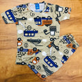 Kids Printed Shorts Set