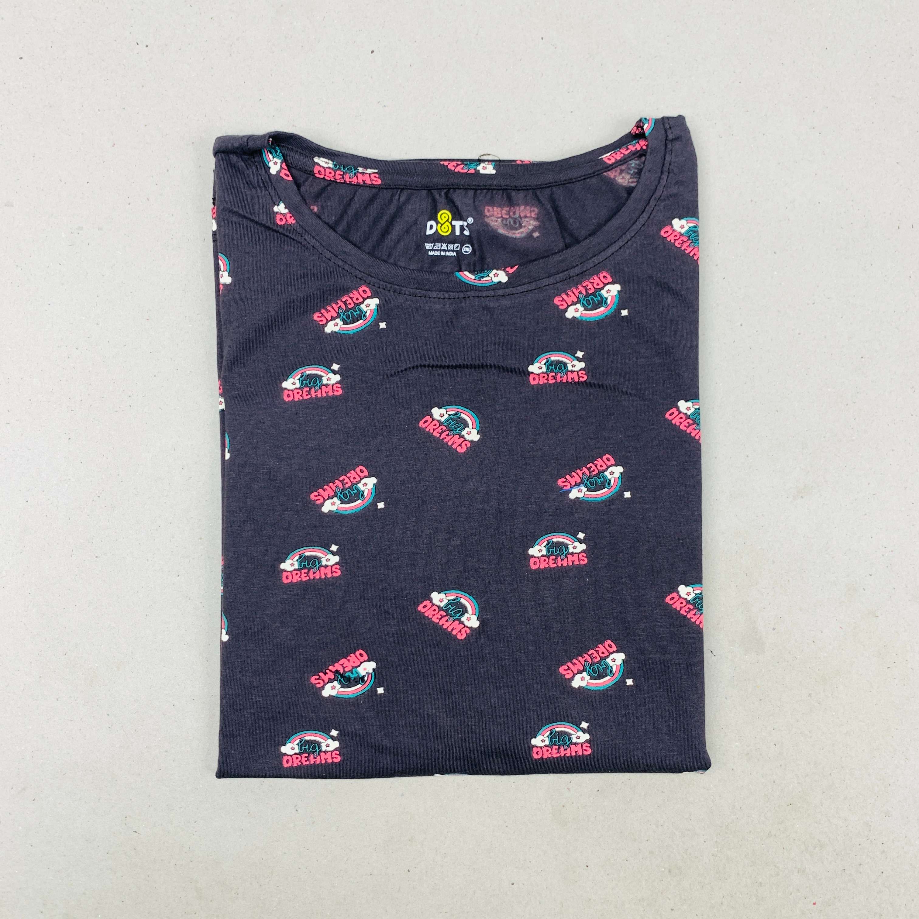 Dots Ladies Printed T-Shirt
