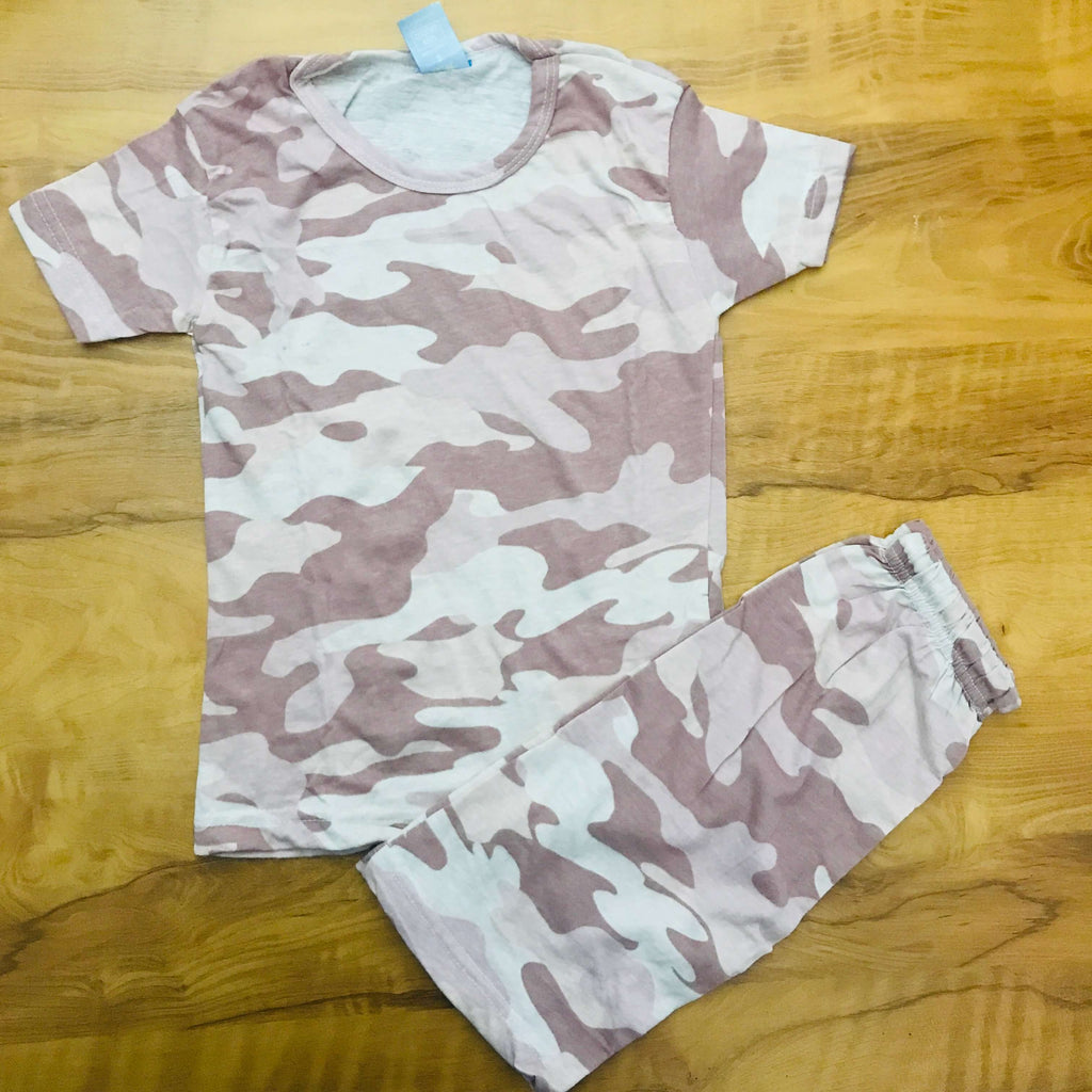 Kids Printed Shorts Set
