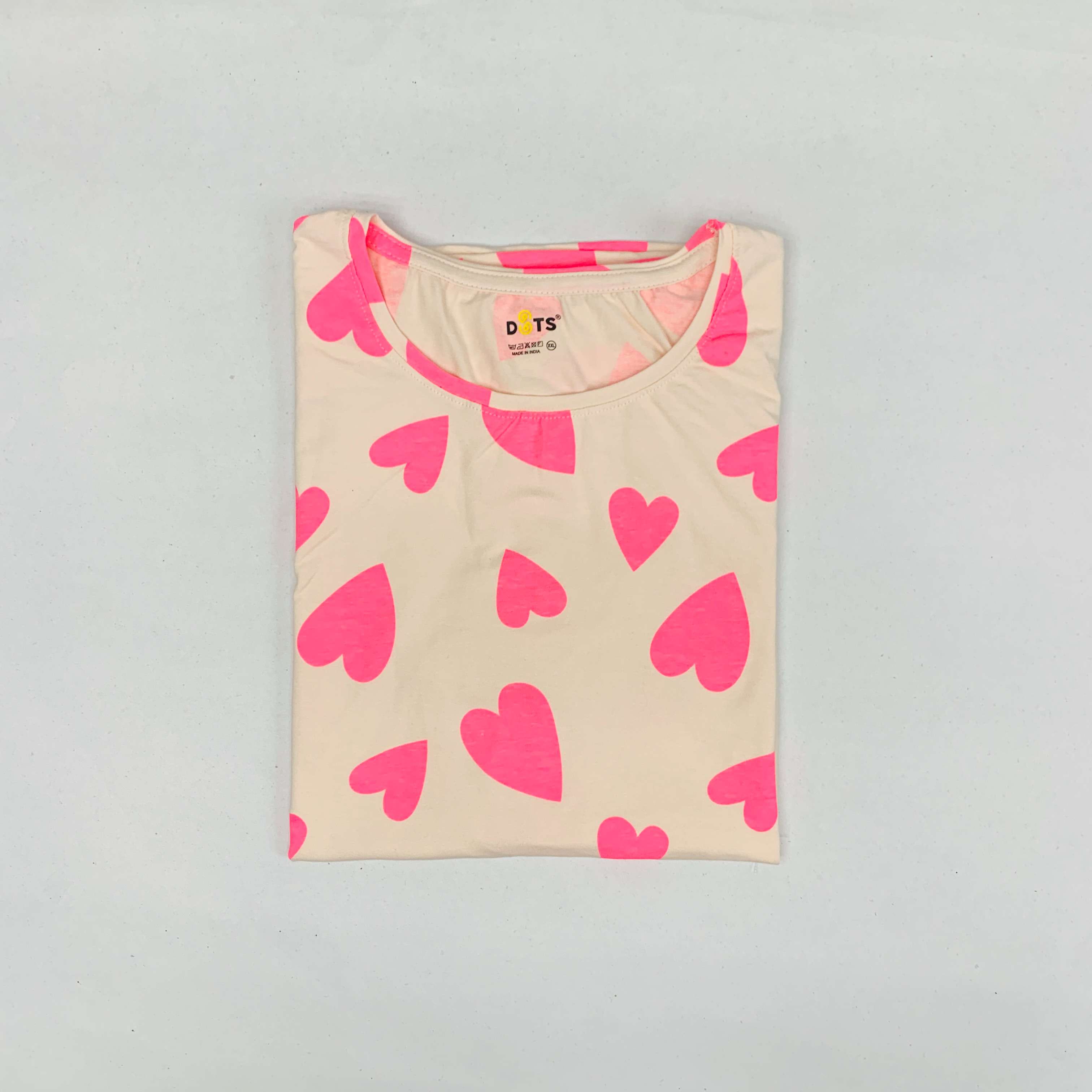 Dots Ladies Printed T-Shirt