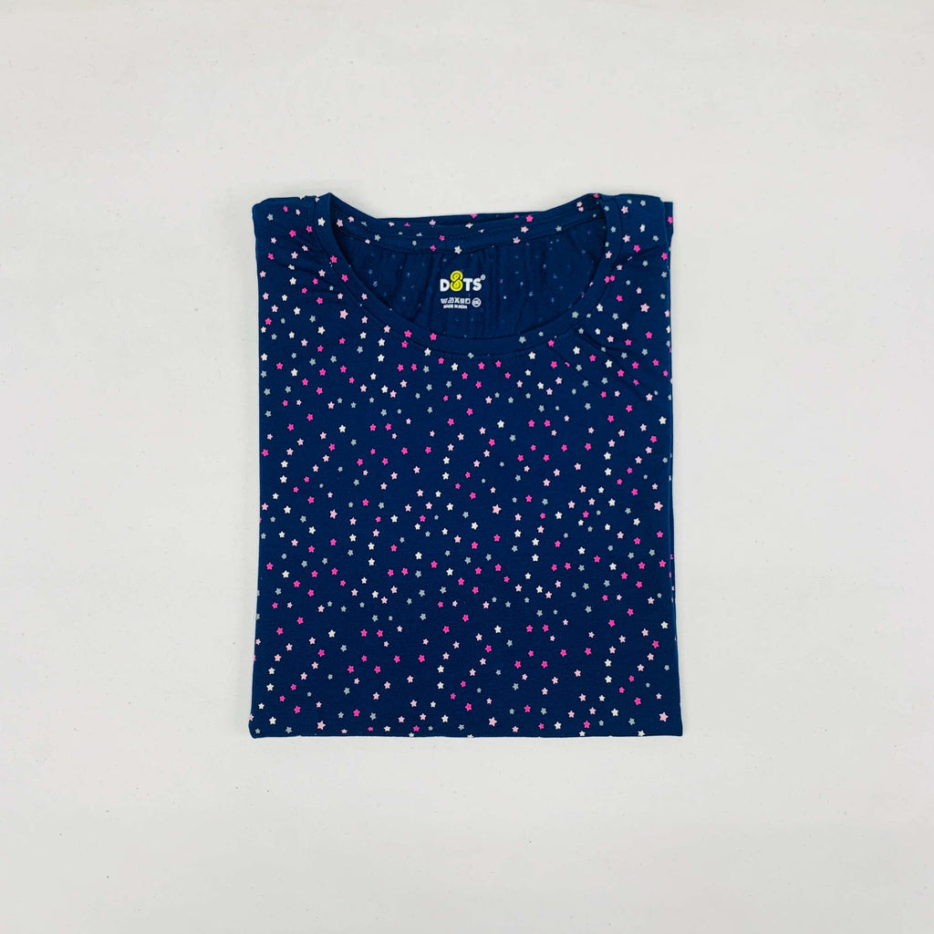 Dots Ladies Printed T-Shirt
