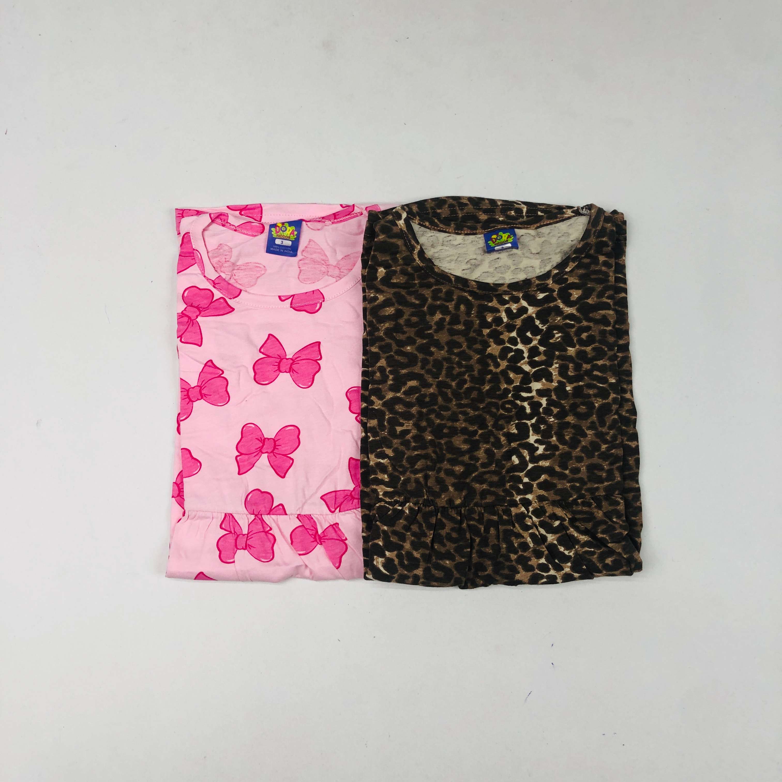 Dora Sleeveless Frock Combo Pack of 2