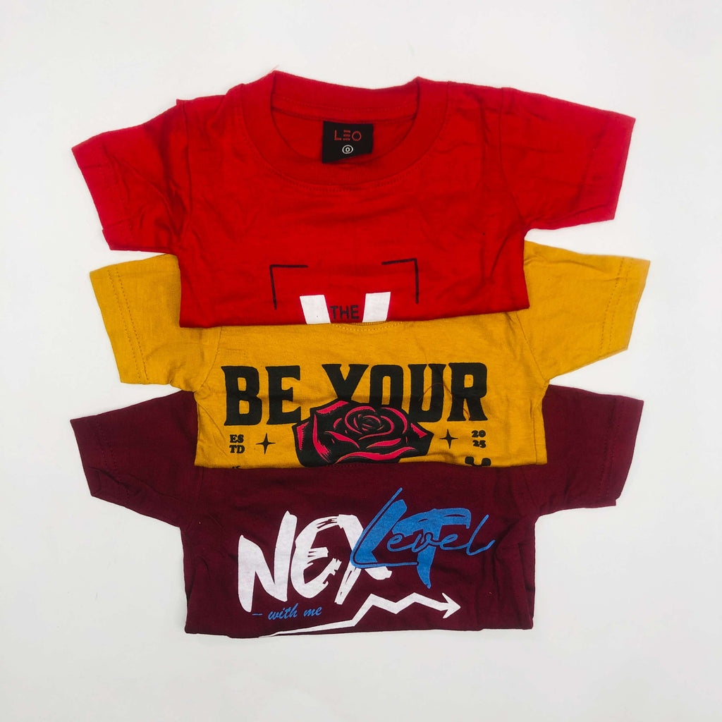 Leo Kids T-Shirt Combo Pack Of 3