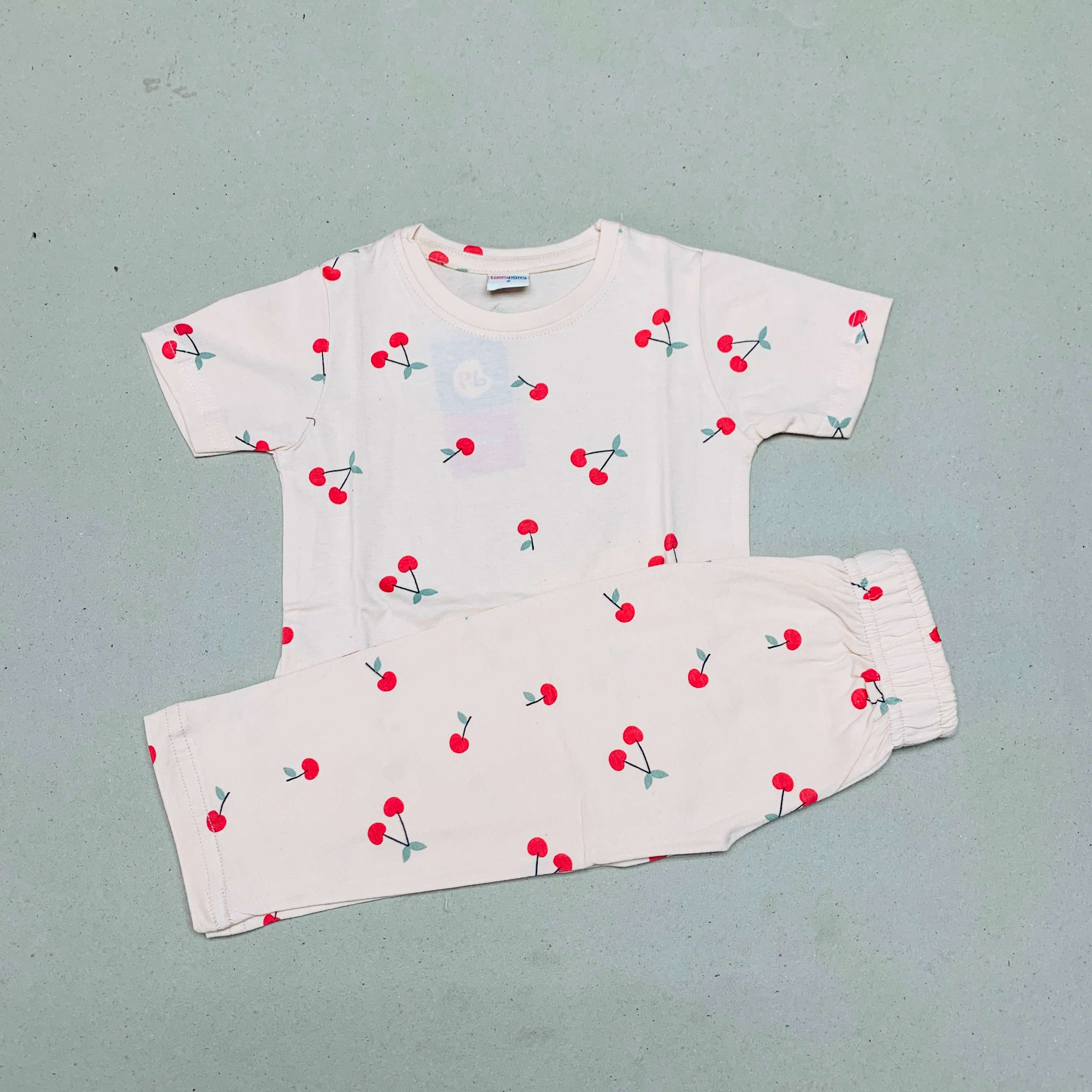 Pink Blue Printed Set