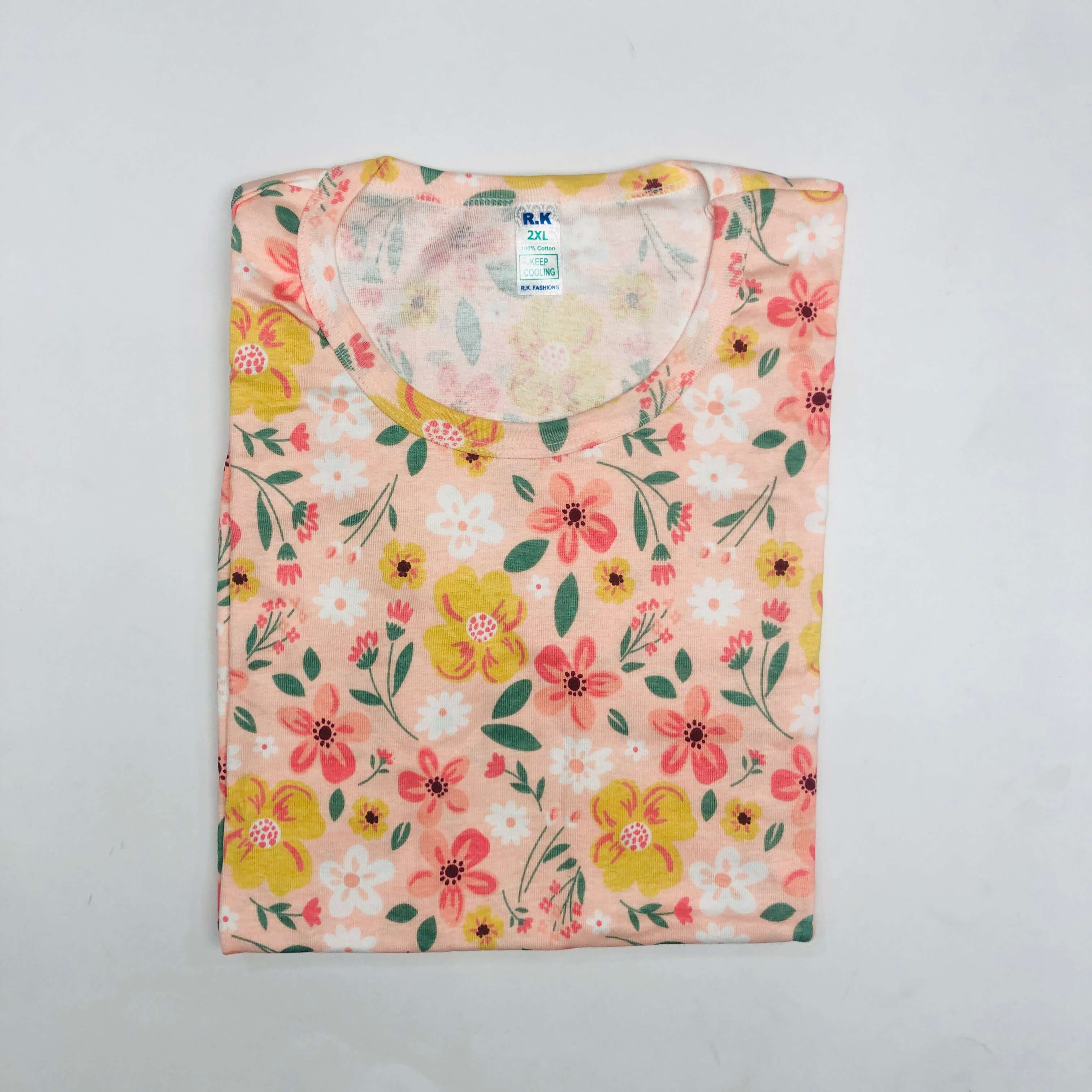 RK Ladies Tshirt Combo Pack Of 2 (36 Inch)