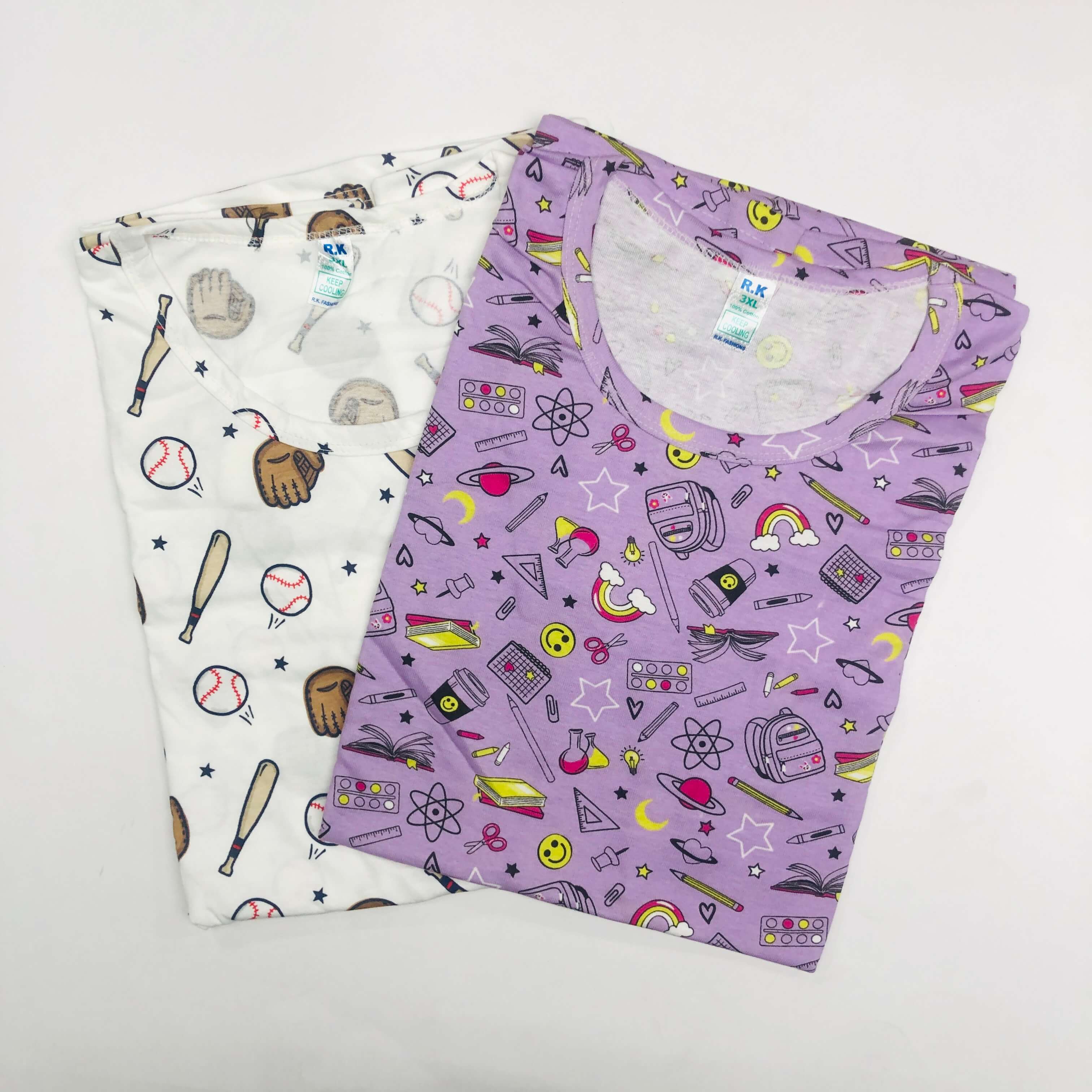 RK Ladies Tshirt Combo Pack Of 2 (40 Inch)