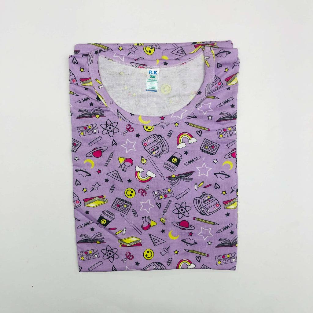 RK Ladies Tshirt Combo Pack Of 2 (40 Inch)