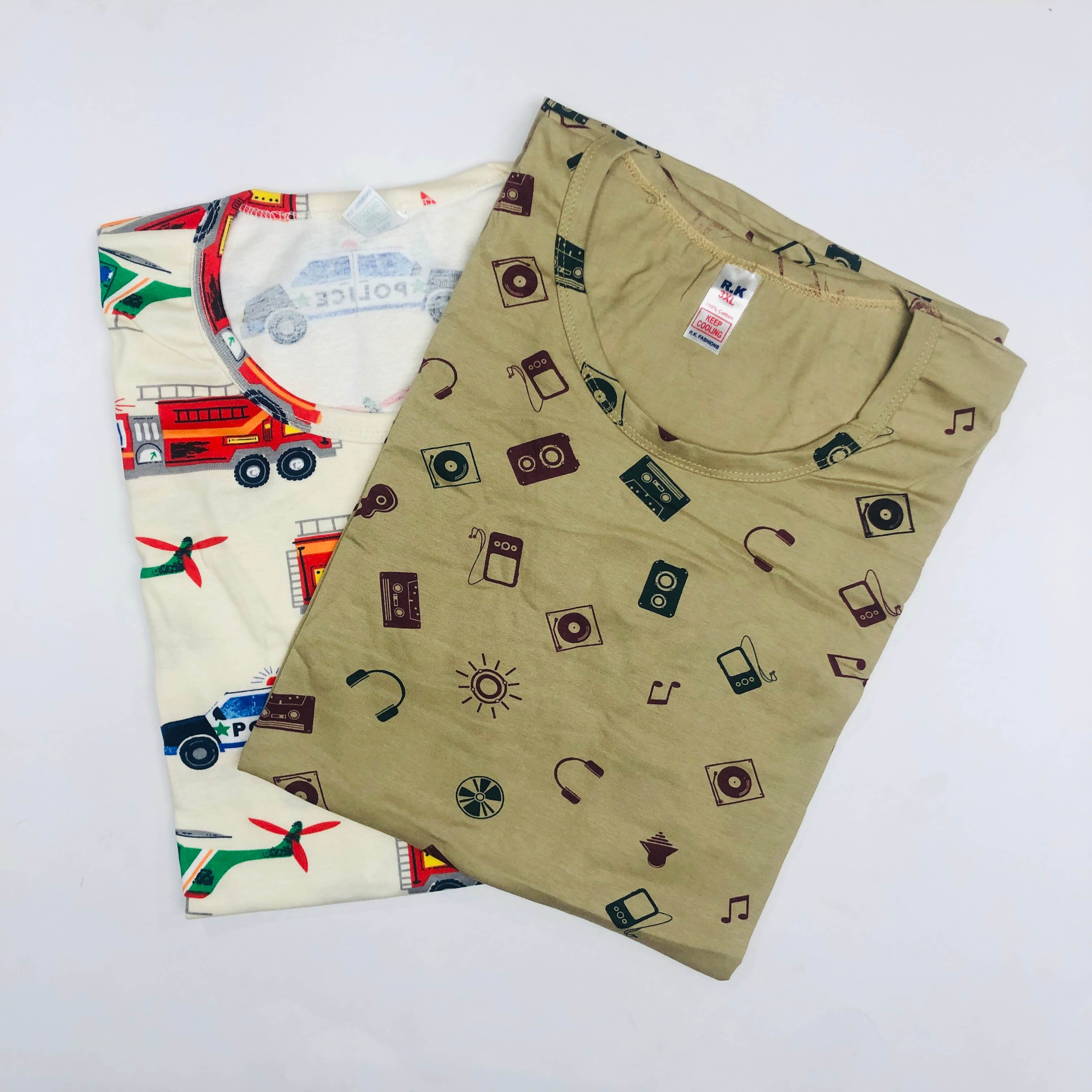 RK Ladies Tshirt Combo Pack Of 2 (40 Inch)