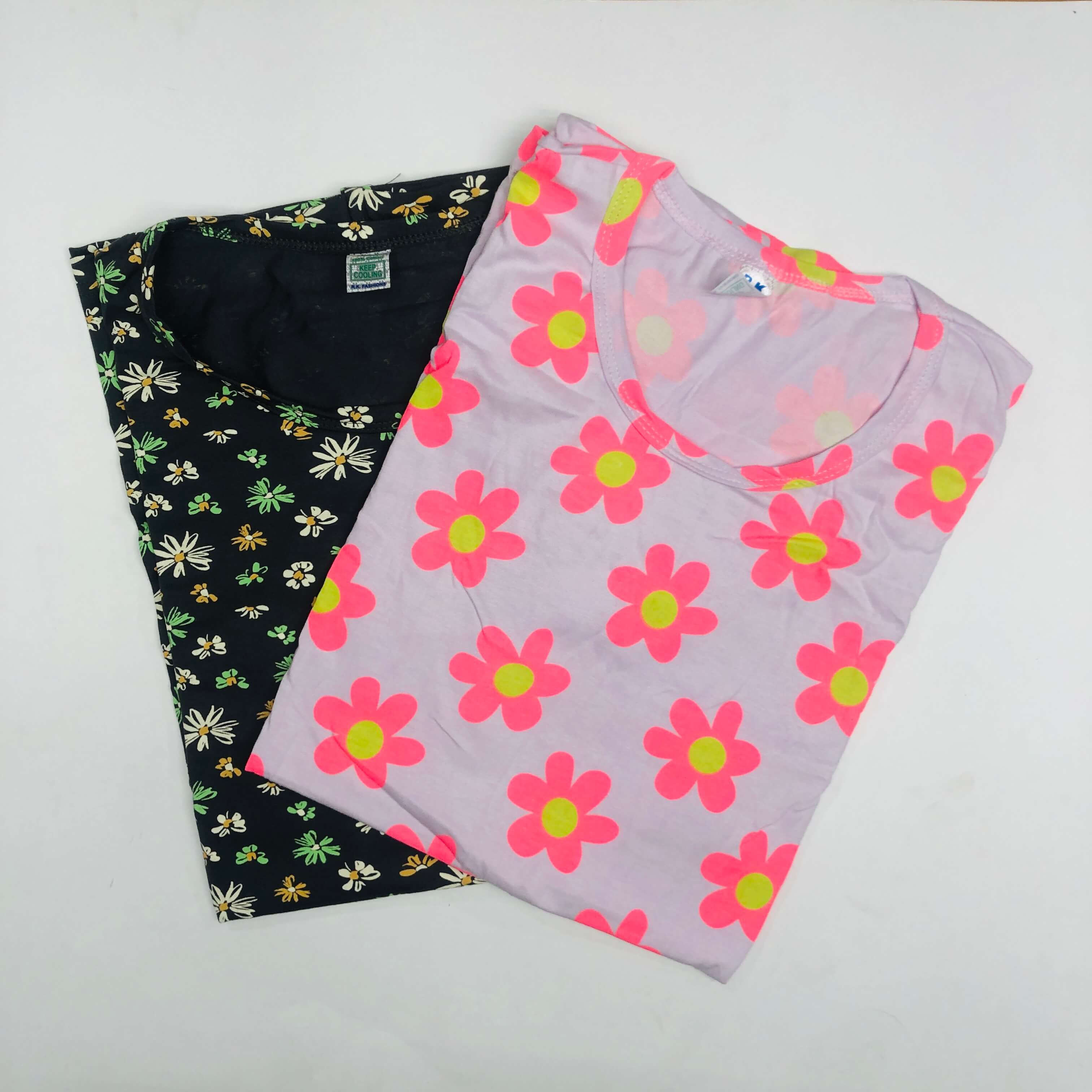 RK Ladies Tshirt Combo Pack Of 2 (40 Inch)