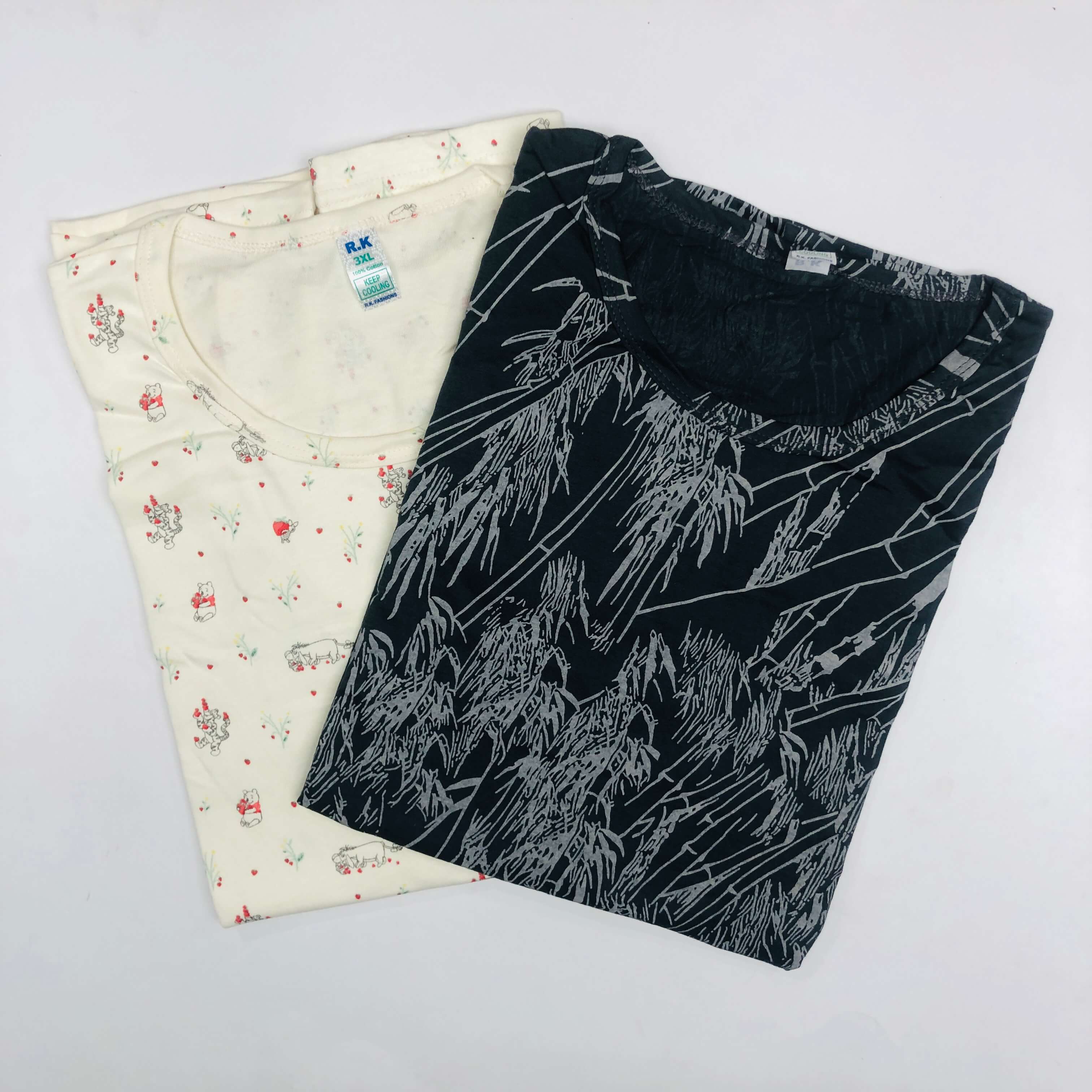 RK Ladies Tshirt Combo Pack Of 2 (40 Inch)