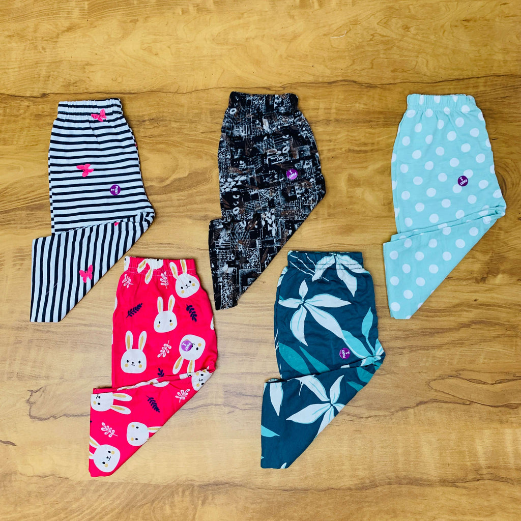 Unisex Kids Pants Pack of 5