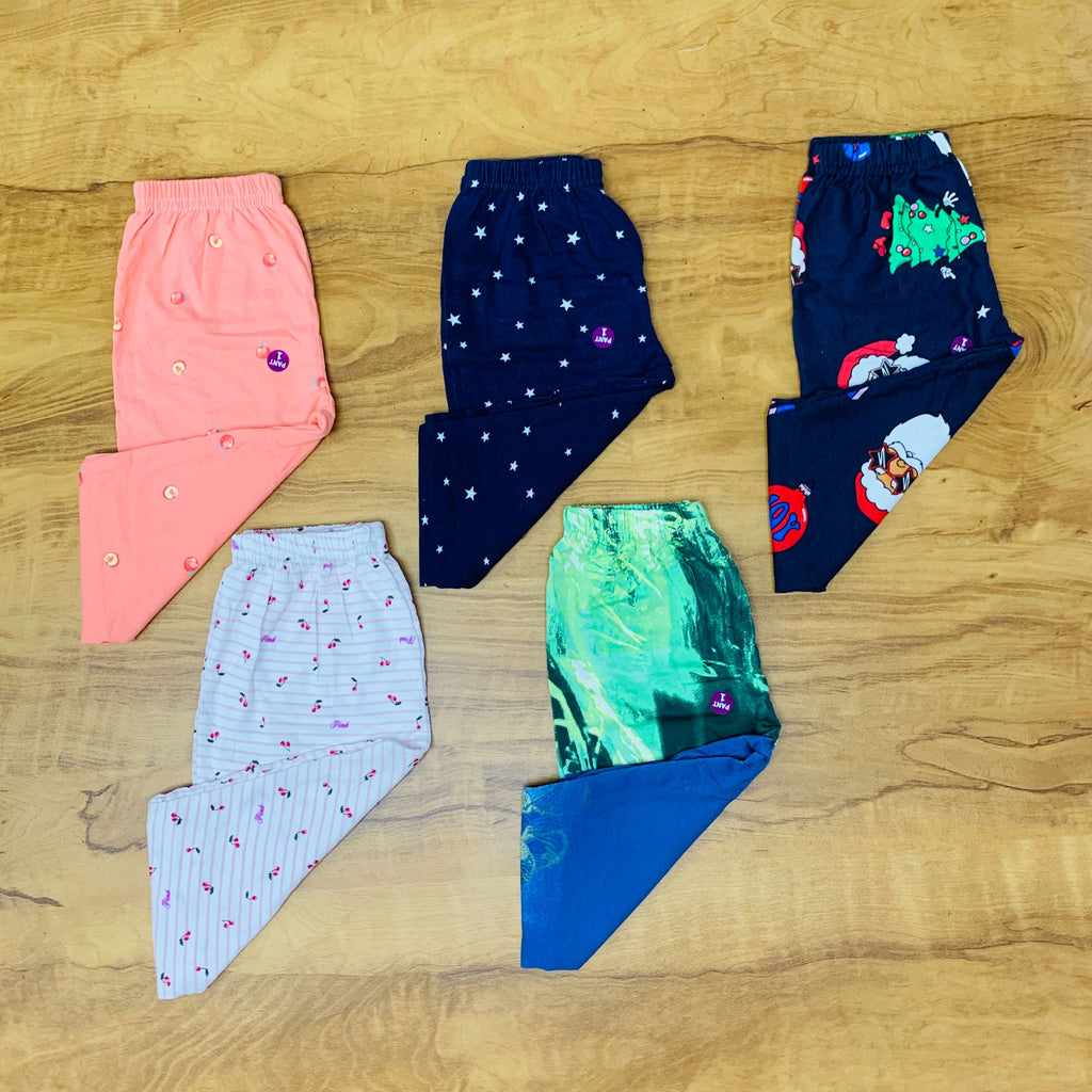 Unisex Kids Pants Pack of 5