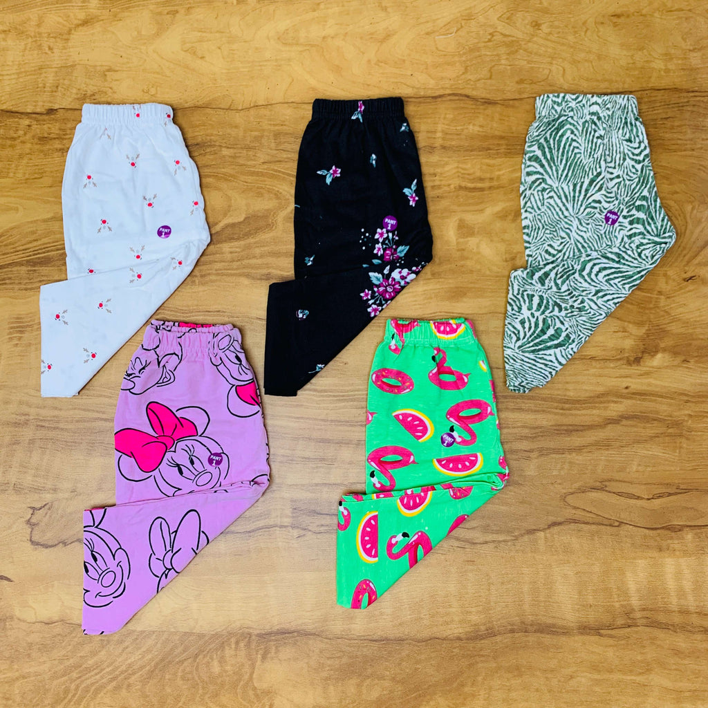Unisex Kids Pants Pack of 5