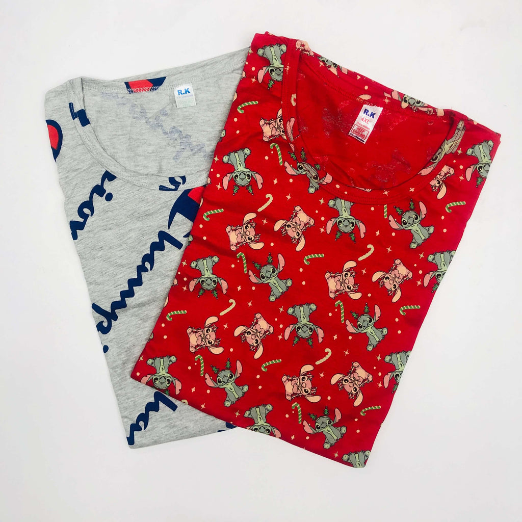 RK Ladies Tshirt Combo Pack Of 2 (42 Inch)