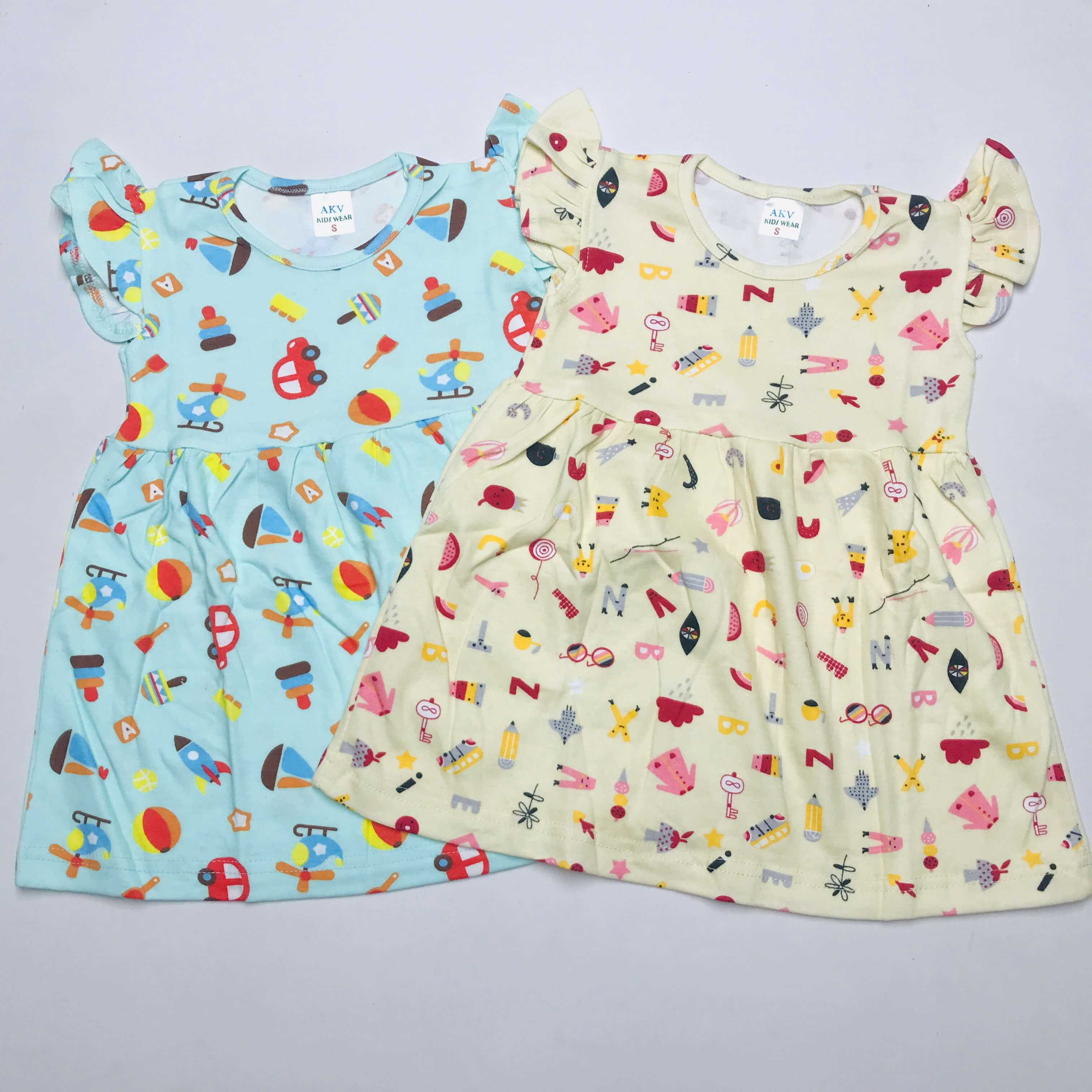 Playful Frock Pack Of 2
