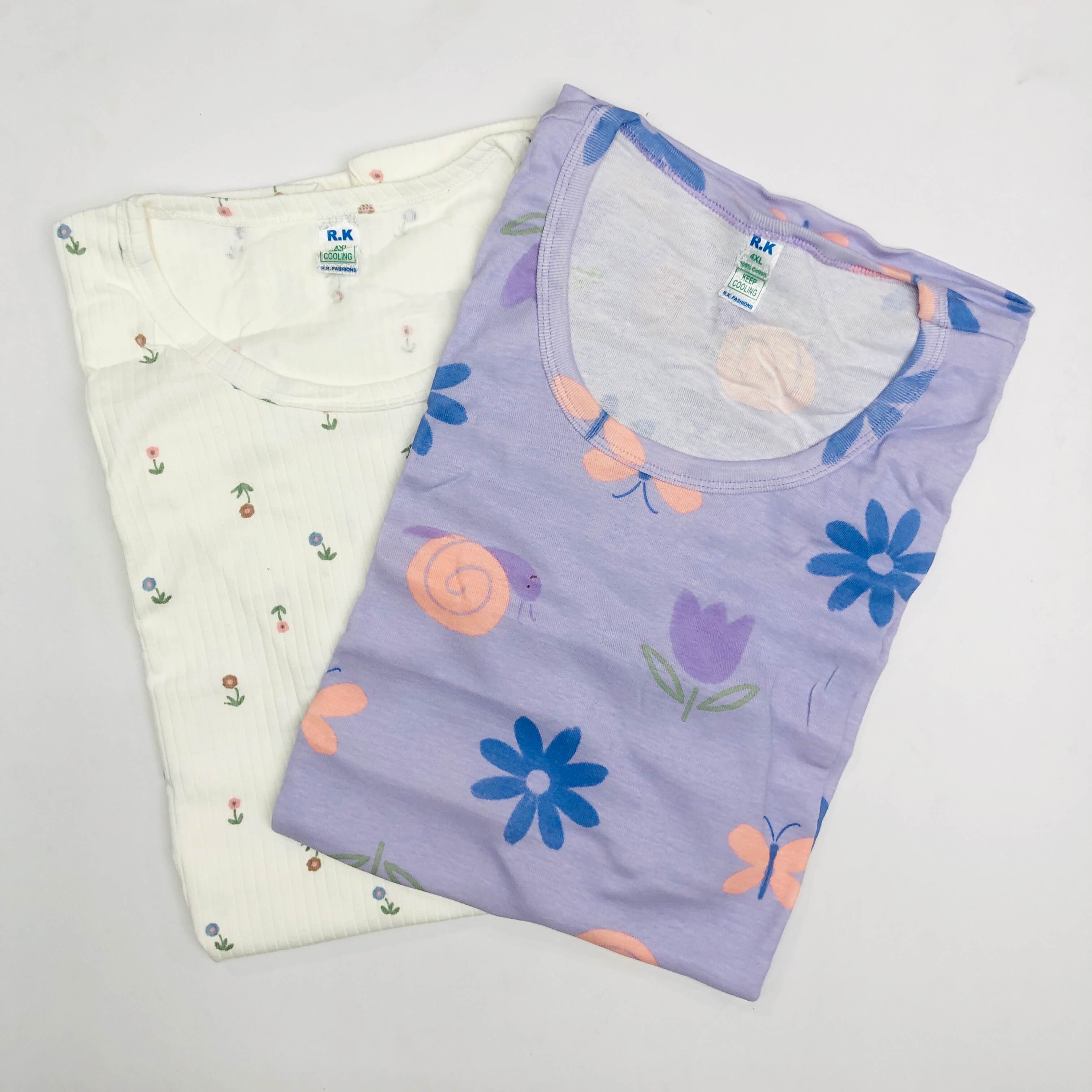 RK Ladies Tshirt Combo Pack Of 2 (42 Inch)