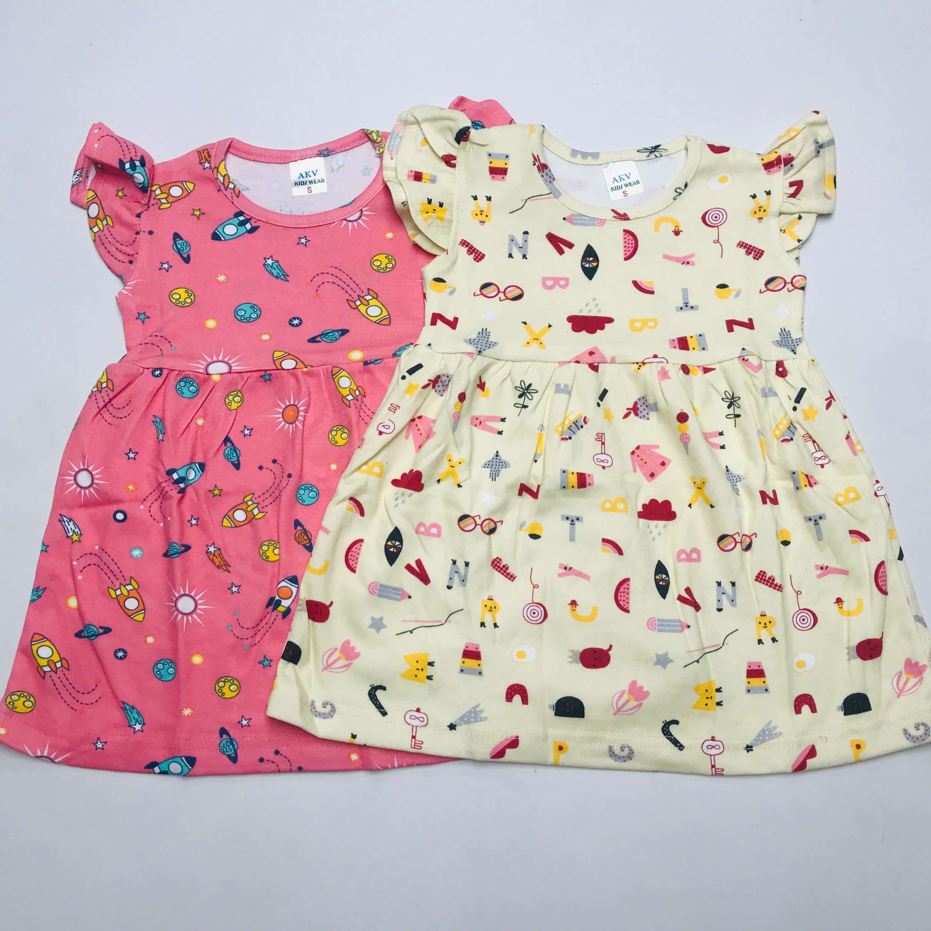 Playful Frock Pack Of 2