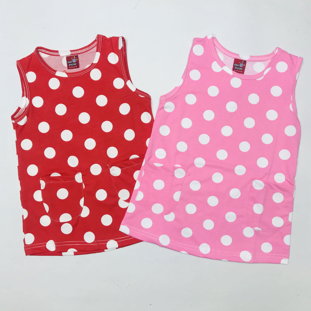 Bubbly Pocket Kids Frock Combo Pack Of 2