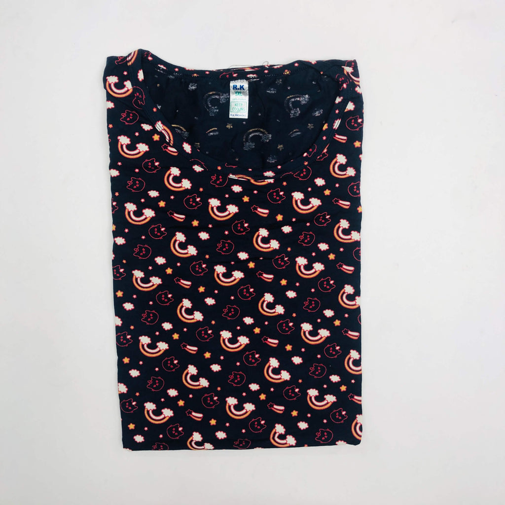 RK Ladies Tshirt Combo Pack Of 2 (46 Inch)