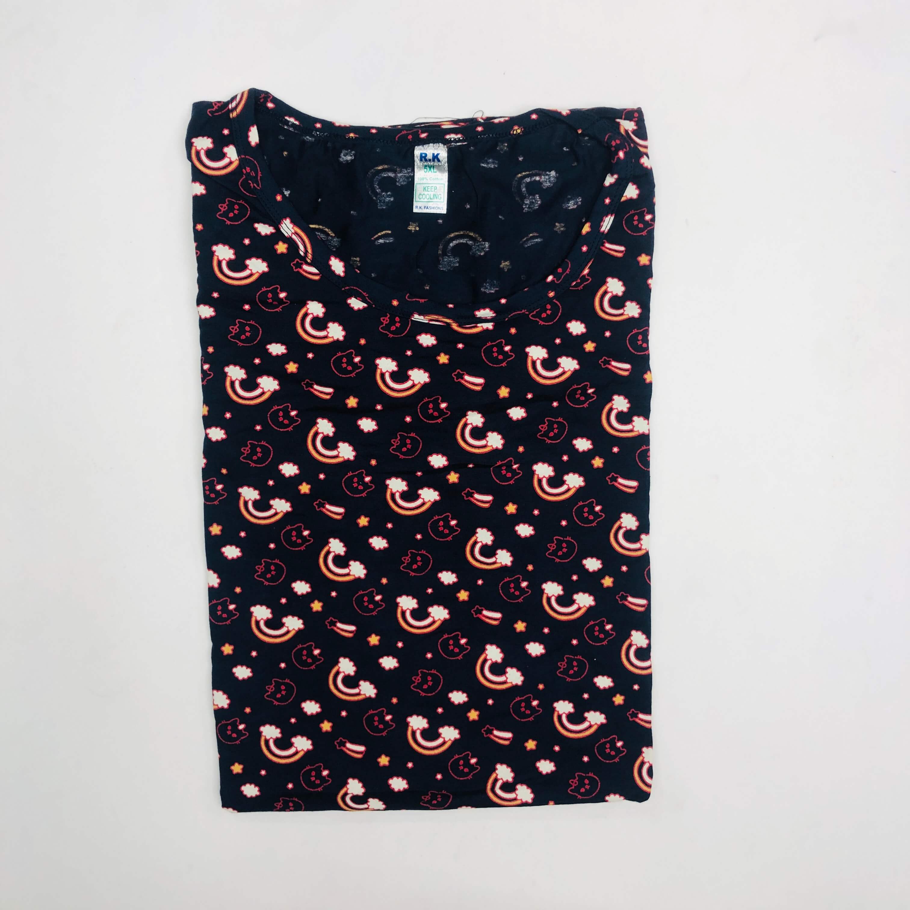 RK Ladies Tshirt Combo Pack Of 2 (46 Inch)