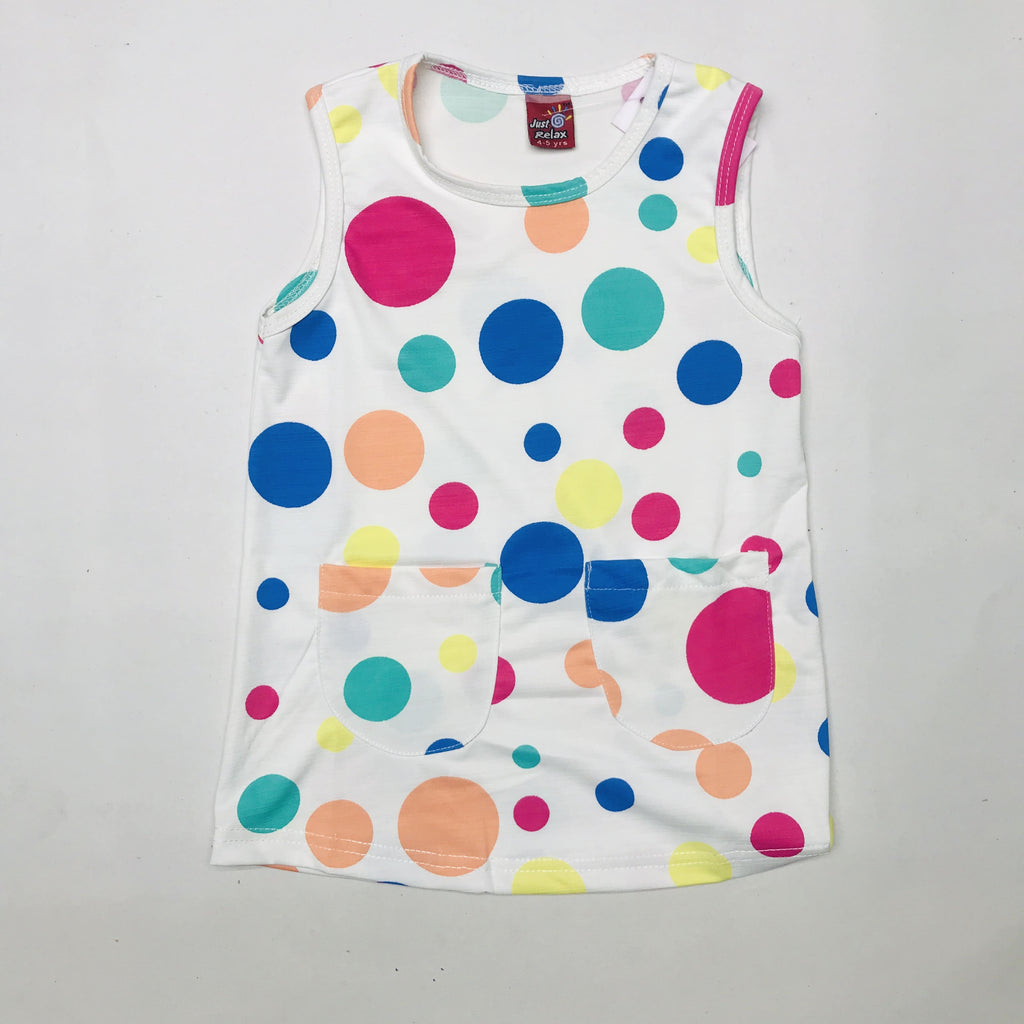 Bubbly Pocket Kids Frock Combo Pack Of 2