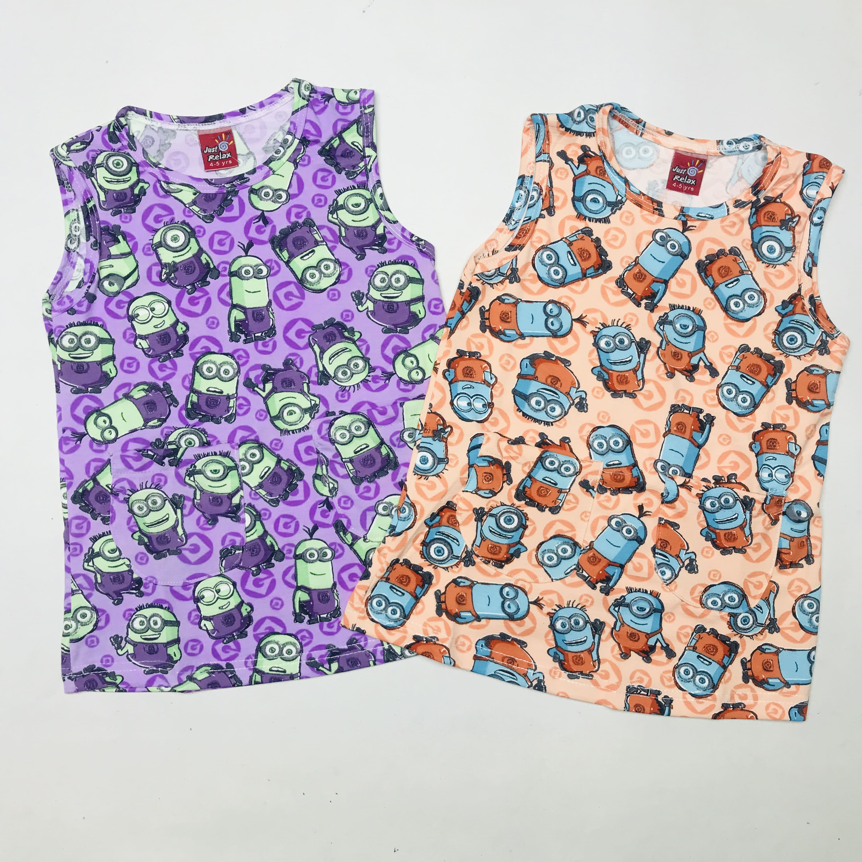 Bubbly Pocket Kids Frock Combo Pack Of 2