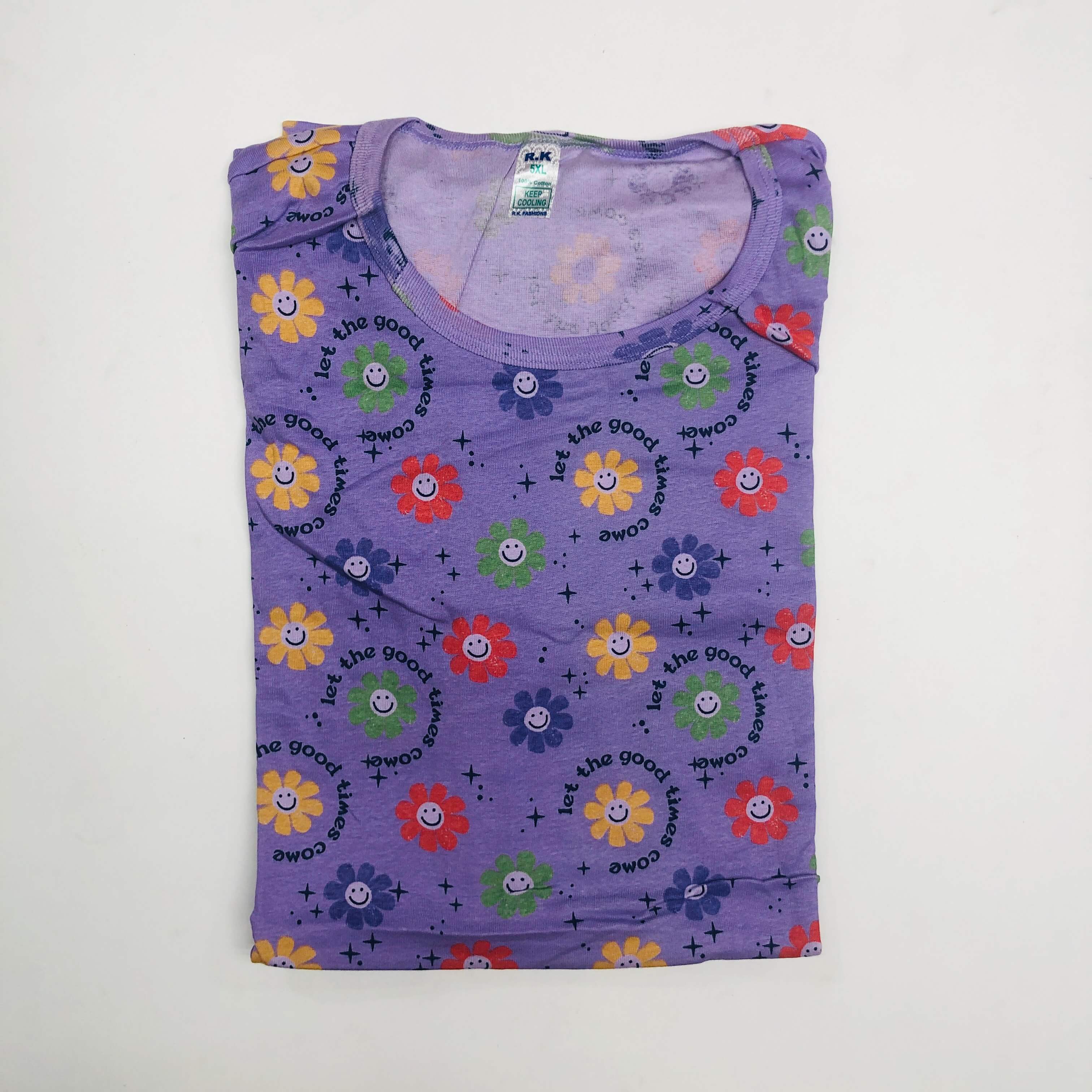 RK Ladies Tshirt Combo Pack Of 2 (46 Inch)