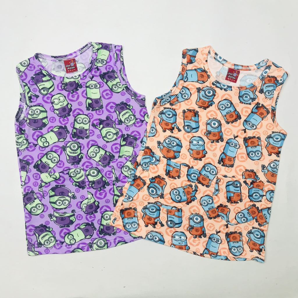 Bubbly Pocket Kids Frock Combo Pack Of 2
