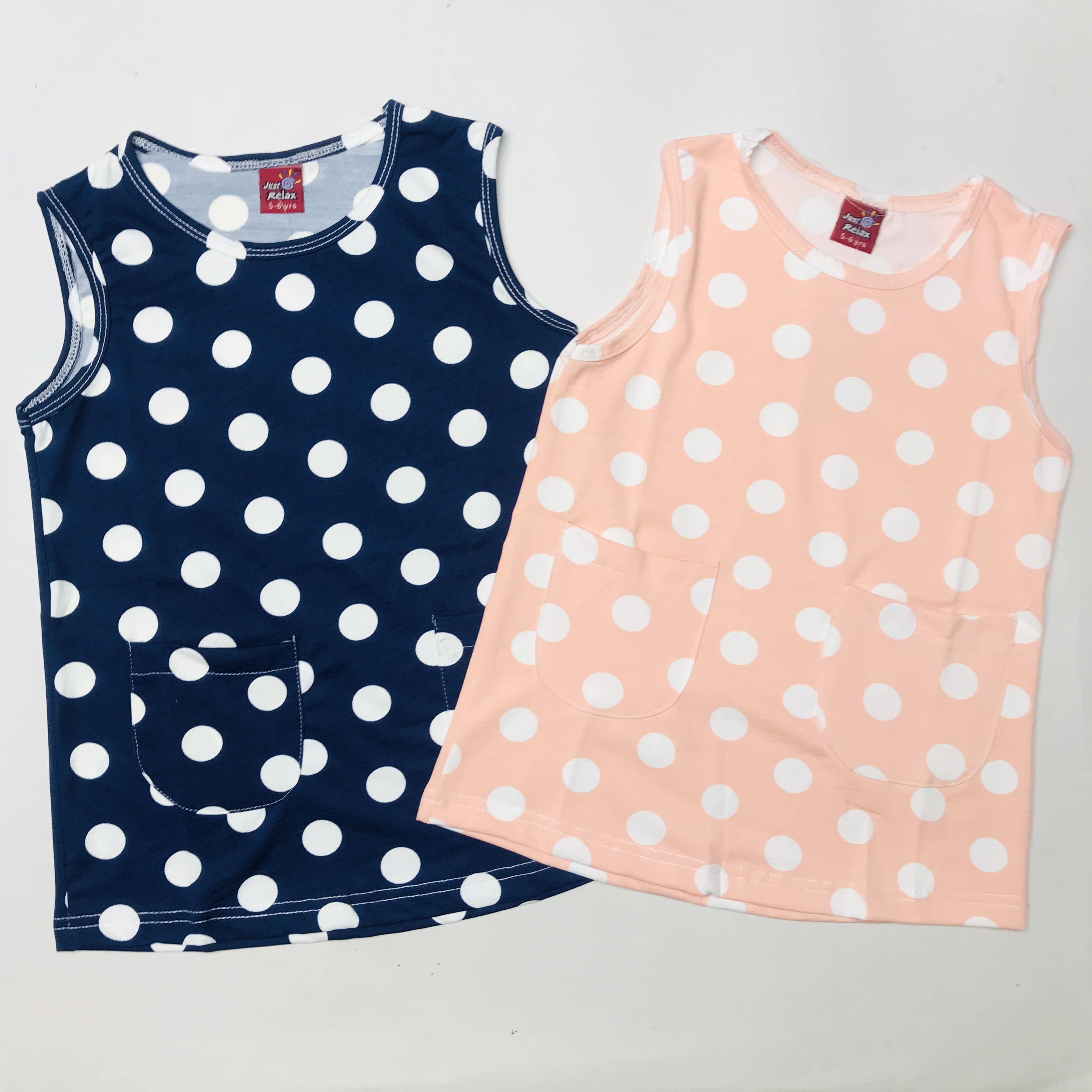 Bubbly Pocket Kids Frock Combo Pack Of 2