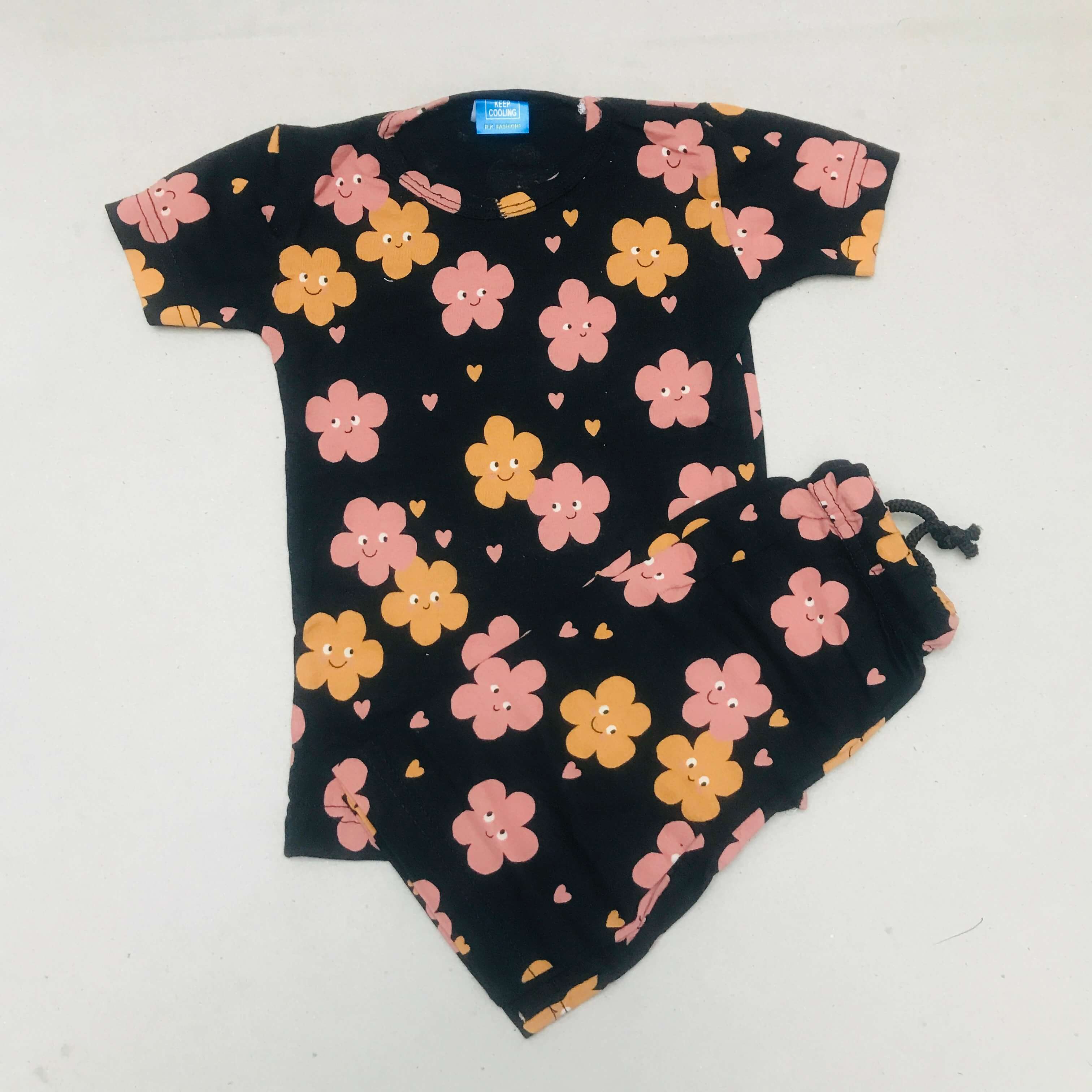 Kids Printed Shorts Set