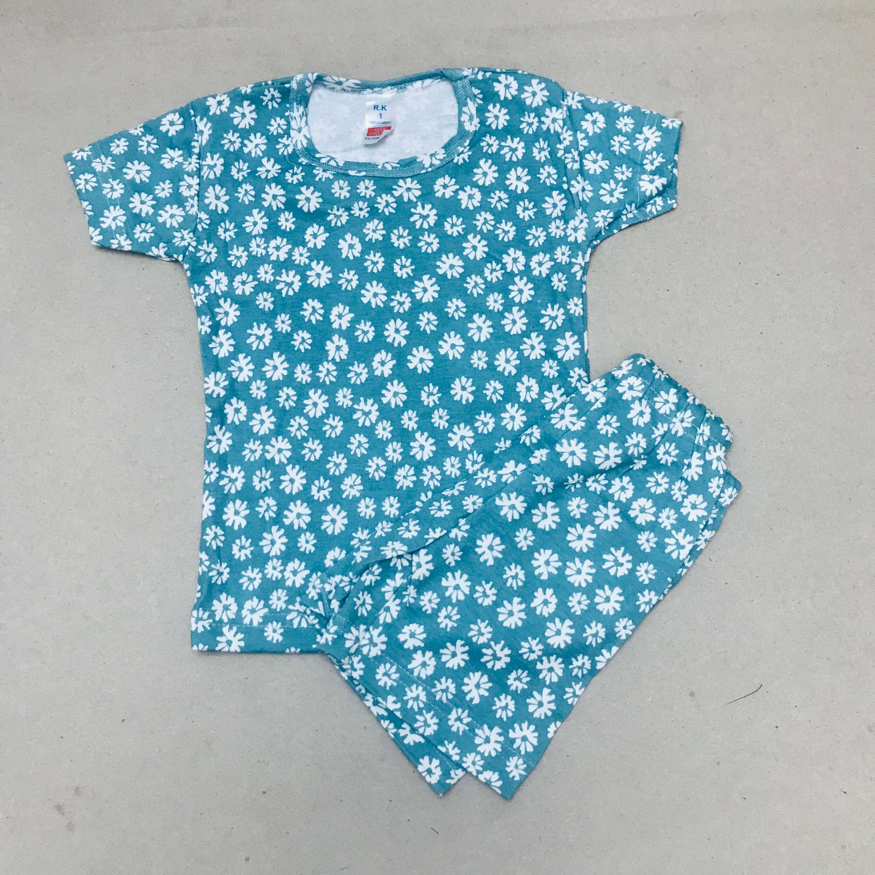 Kids Printed Shorts Set