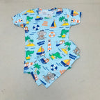 Kids Printed Shorts Set
