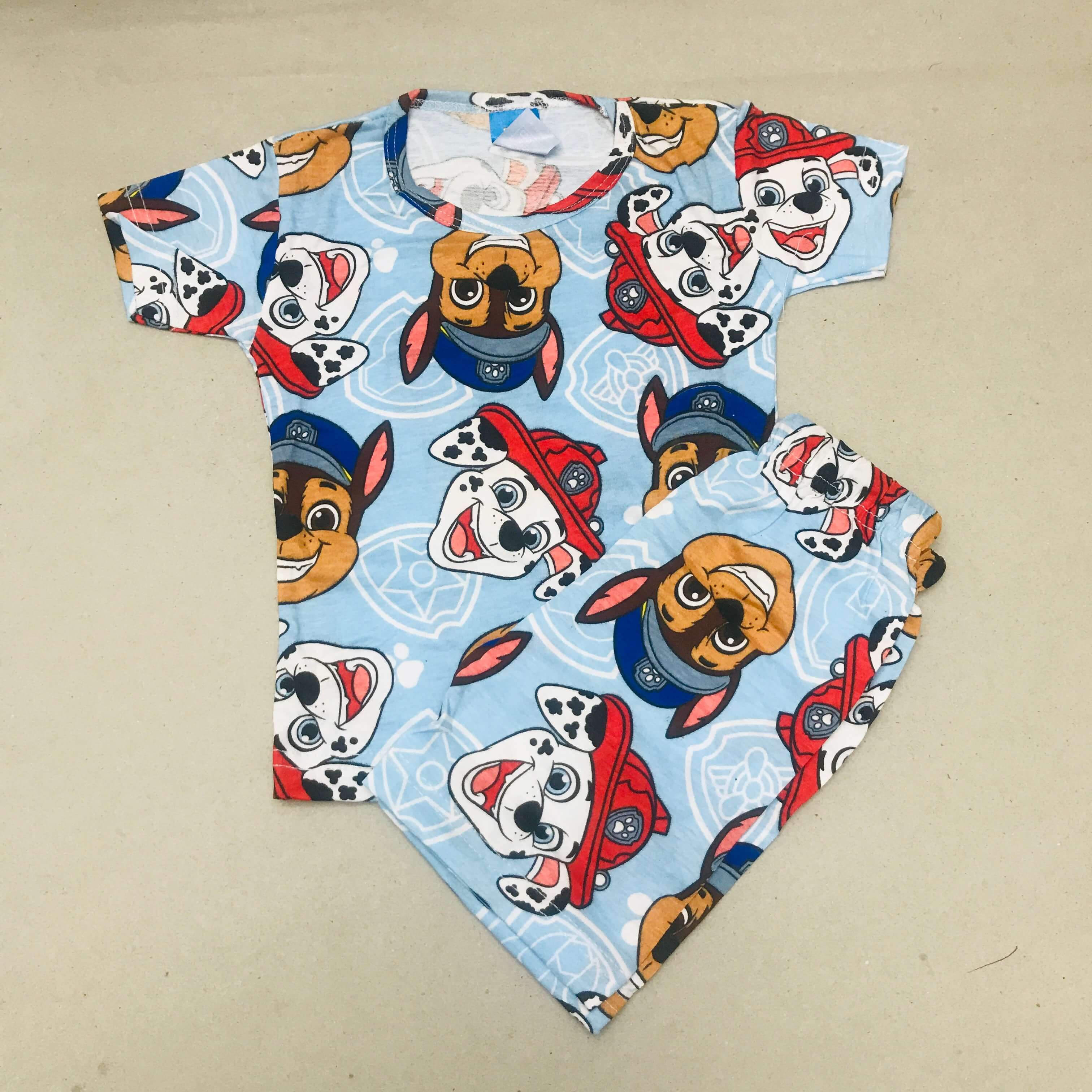 Kids Printed Shorts Set