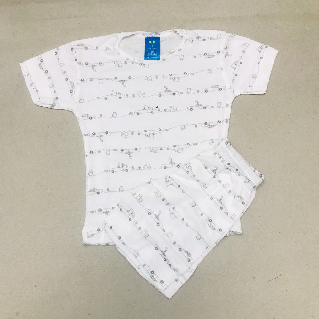 Kids Printed Shorts Set