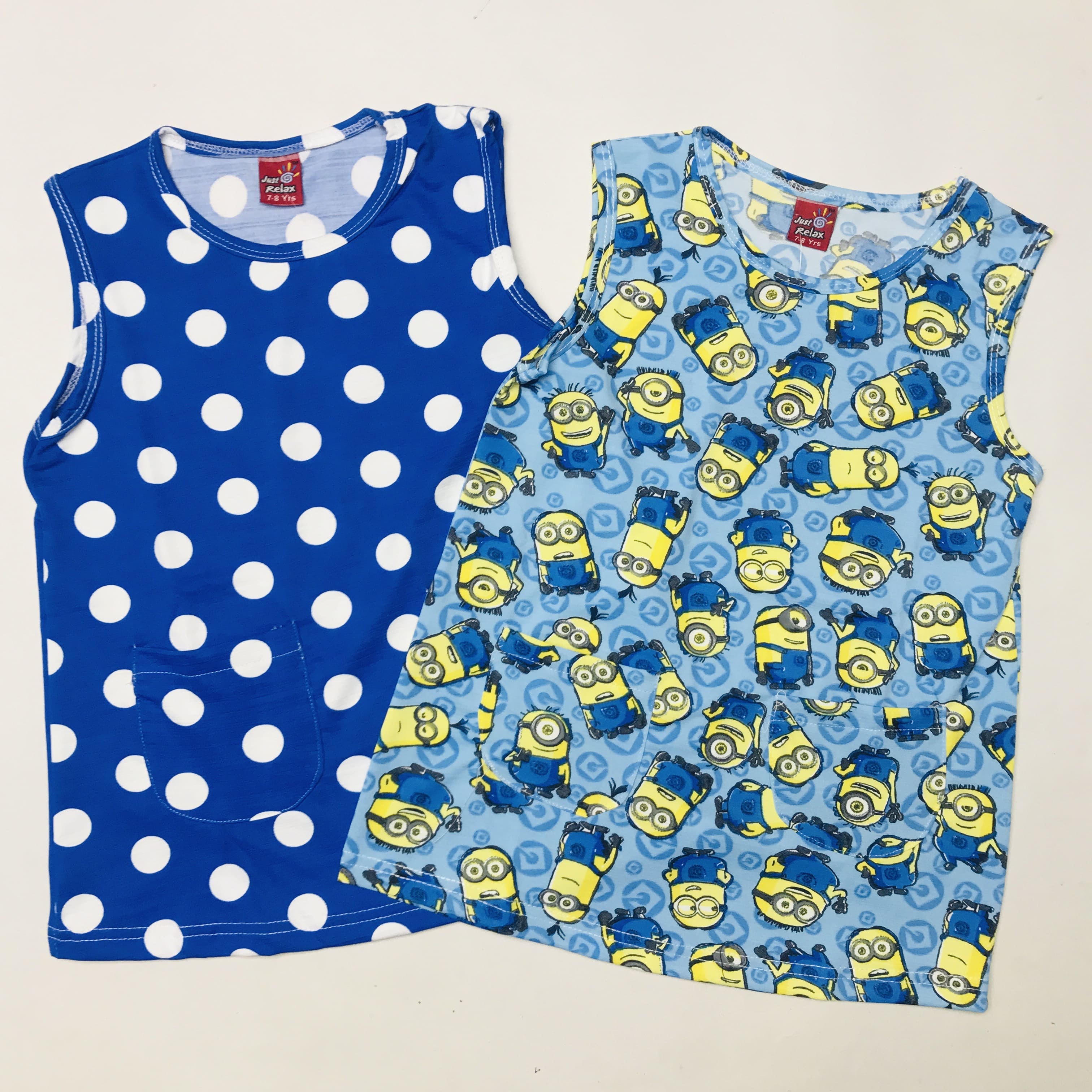 Bubbly Pocket Kids Frock Combo Pack Of 2