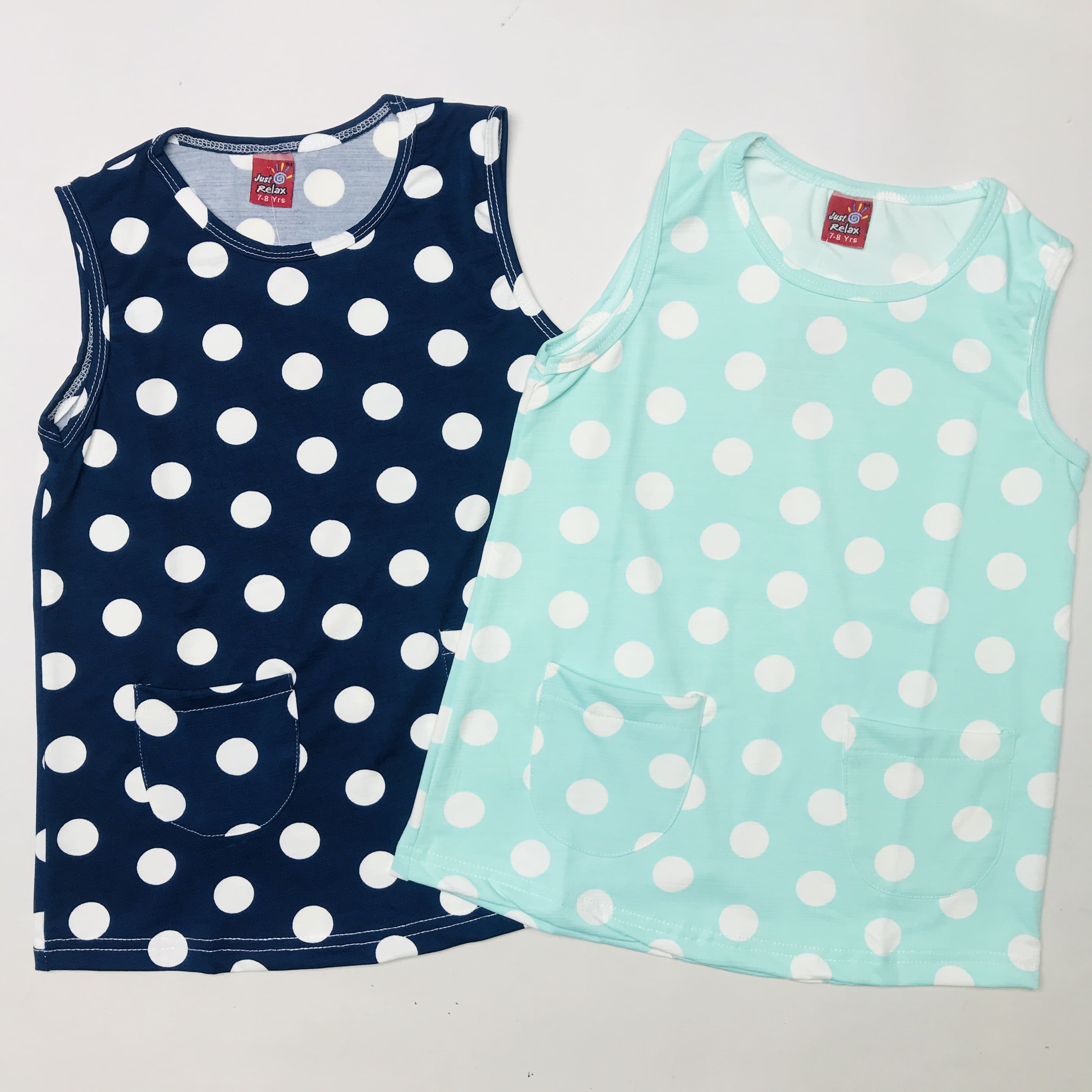 Bubbly Pocket Kids Frock Combo Pack Of 2