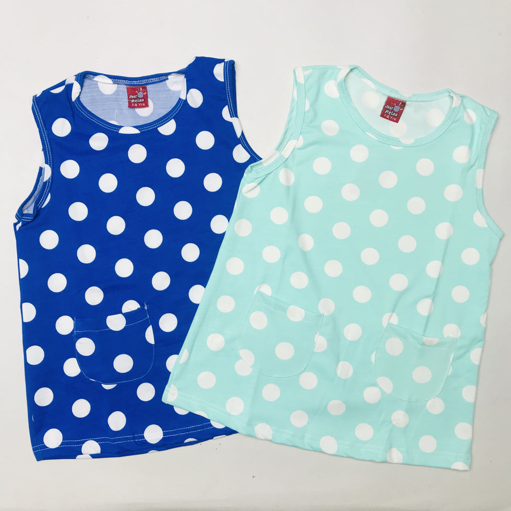 Bubbly Pocket Kids Frock Combo Pack Of 2