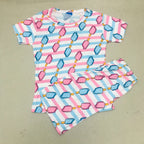 Kids Printed Shorts Set