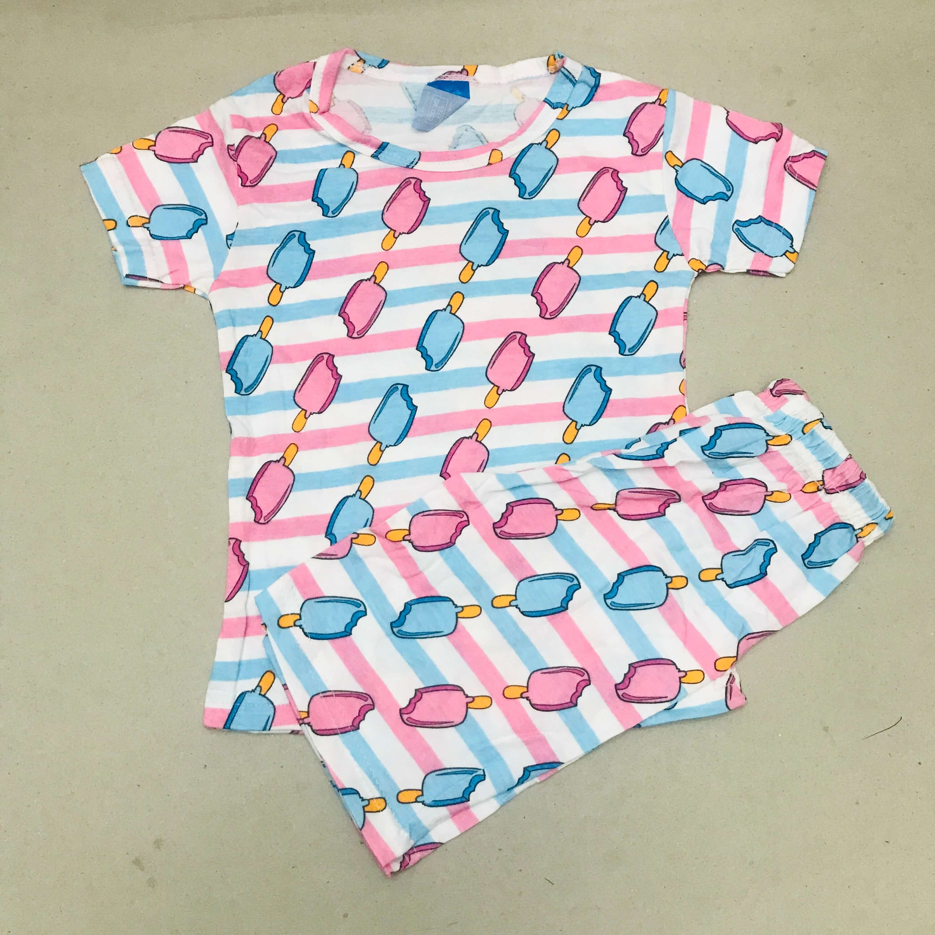Kids Printed Shorts Set