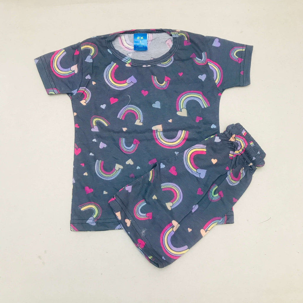 Kids Printed Shorts Set