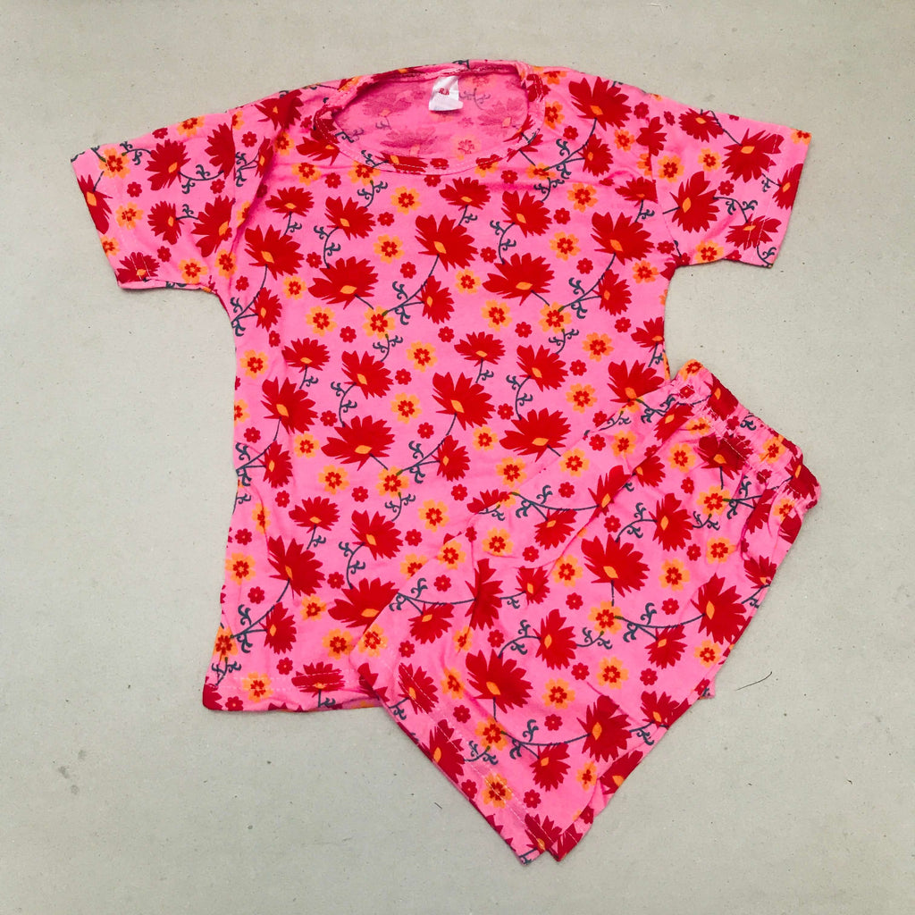 Kids Printed Shorts Set