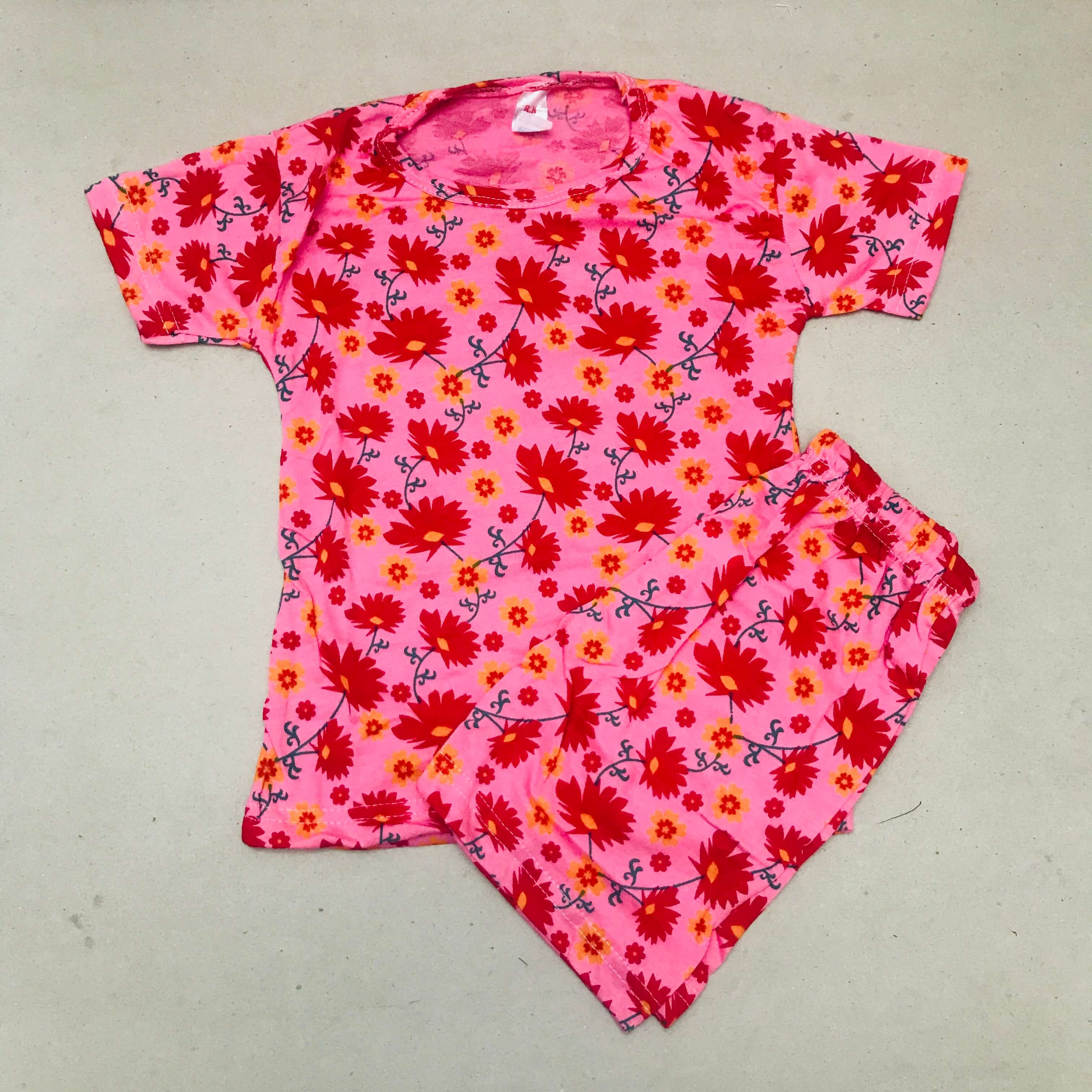 Kids Printed Shorts Set